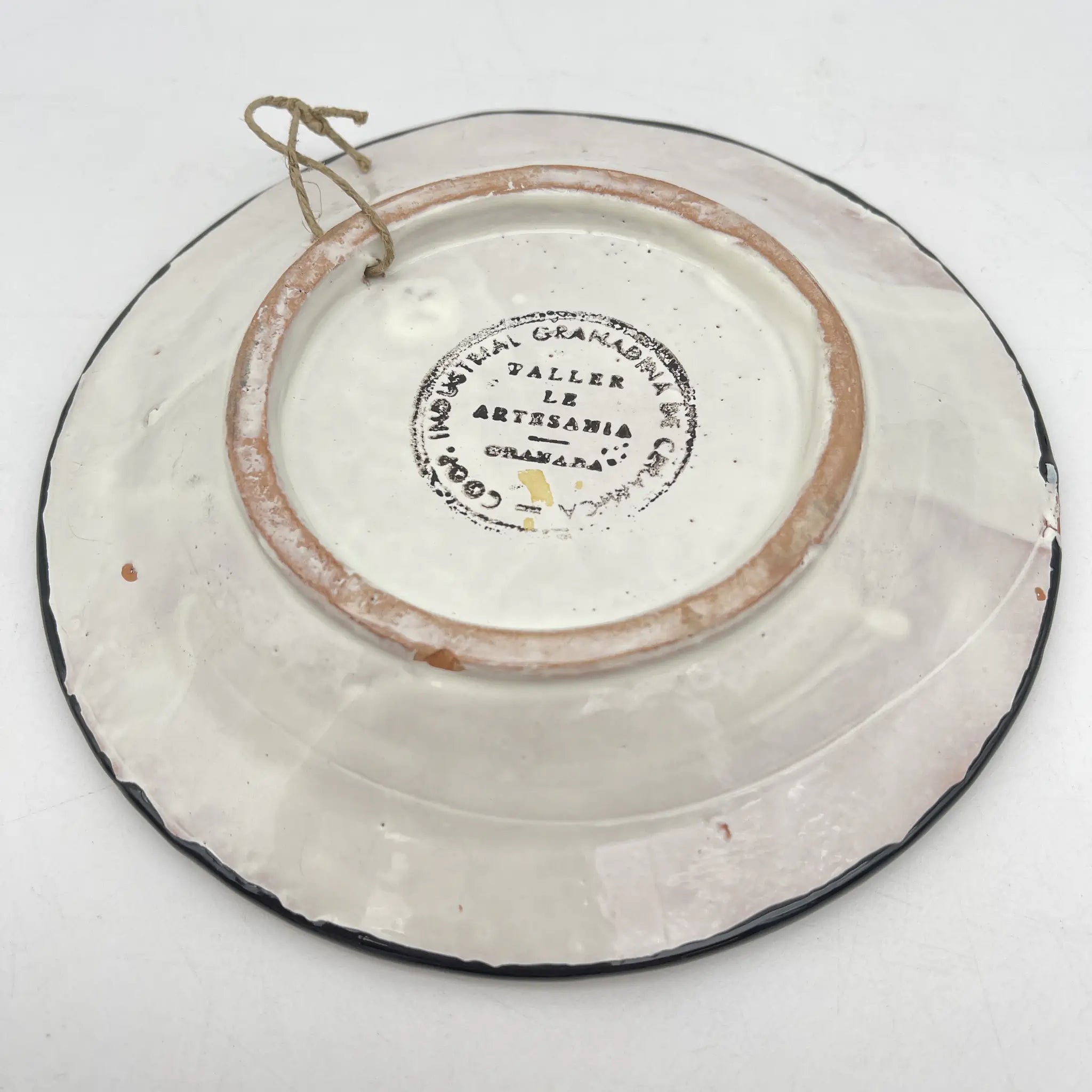 【复古】装饰盘/格拉纳达陶器/估计1960-80s /陶器/西班牙/手绘