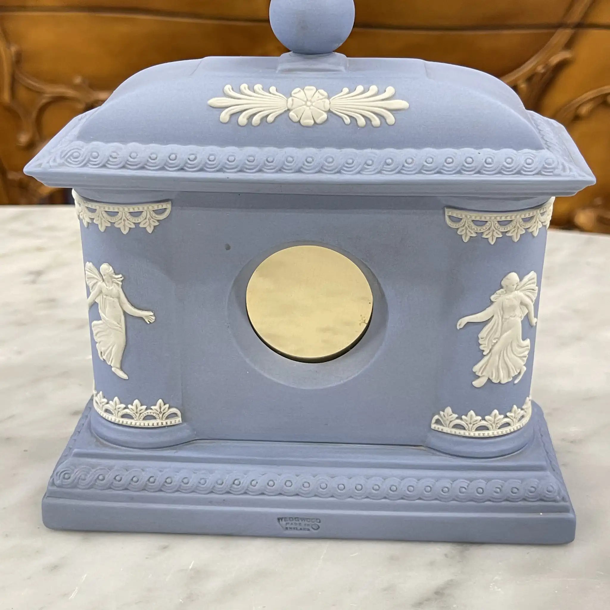 【アンティーク】 置き時計 / WEDGEWOOD(ウェッジウッド) / ジャスパーウェア / ストーンウェア / イギリス