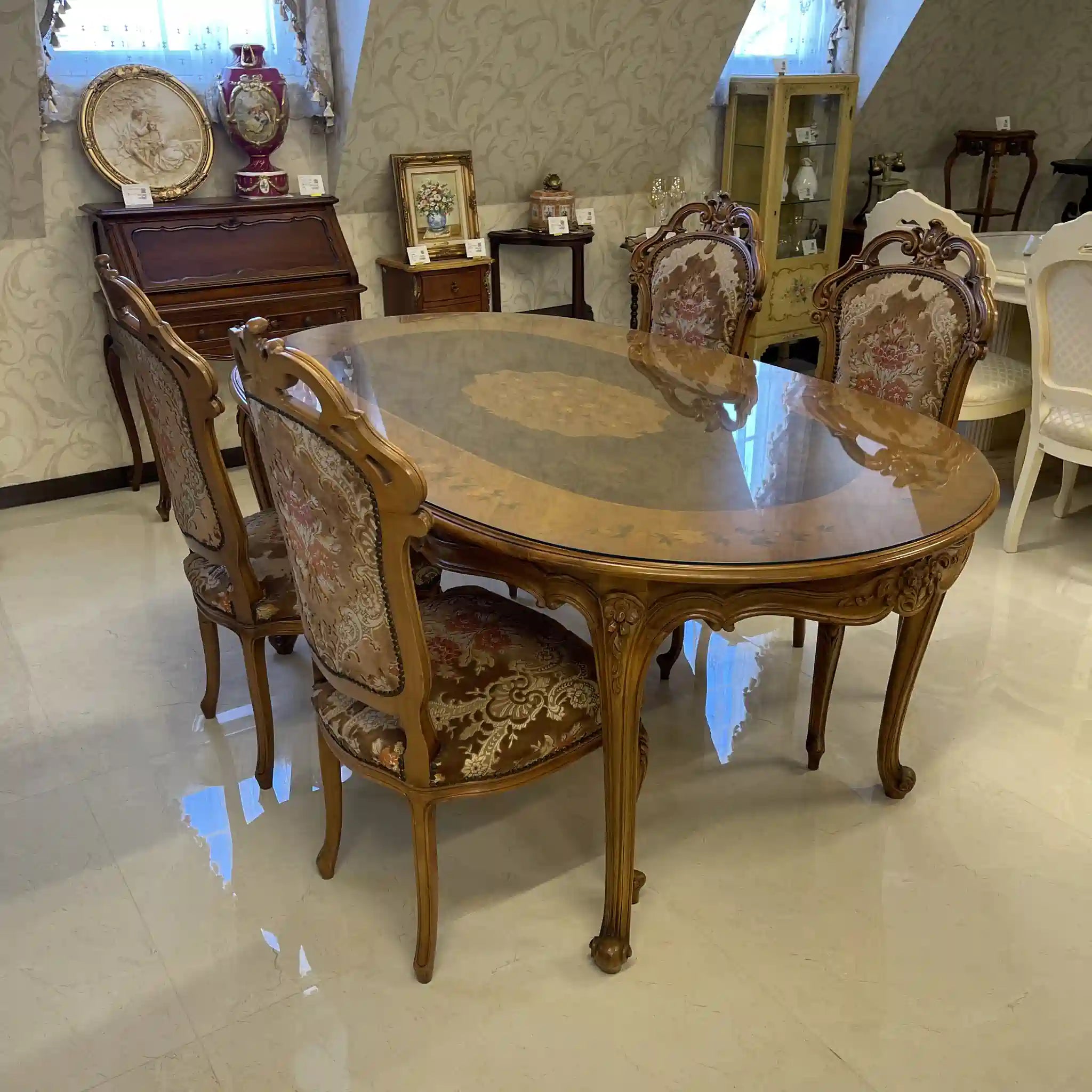 ダイニングセット 金華山織り