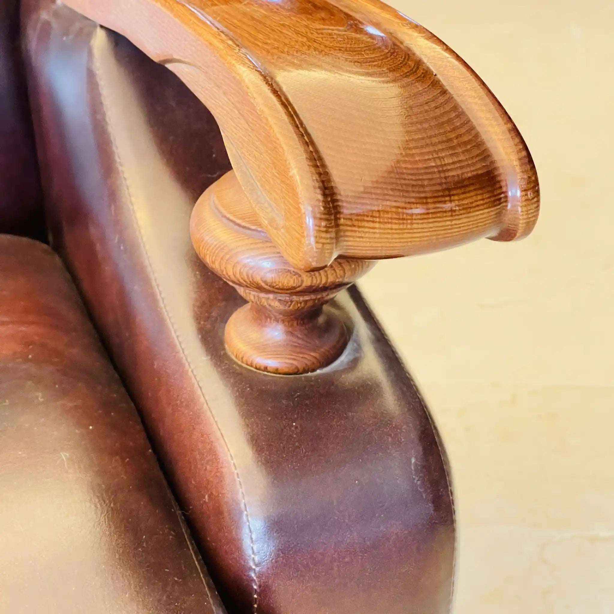 ビンテージ調ソファセット / カリモク / 本革 / 2Pソファ,1Pソファ,ローテーブル