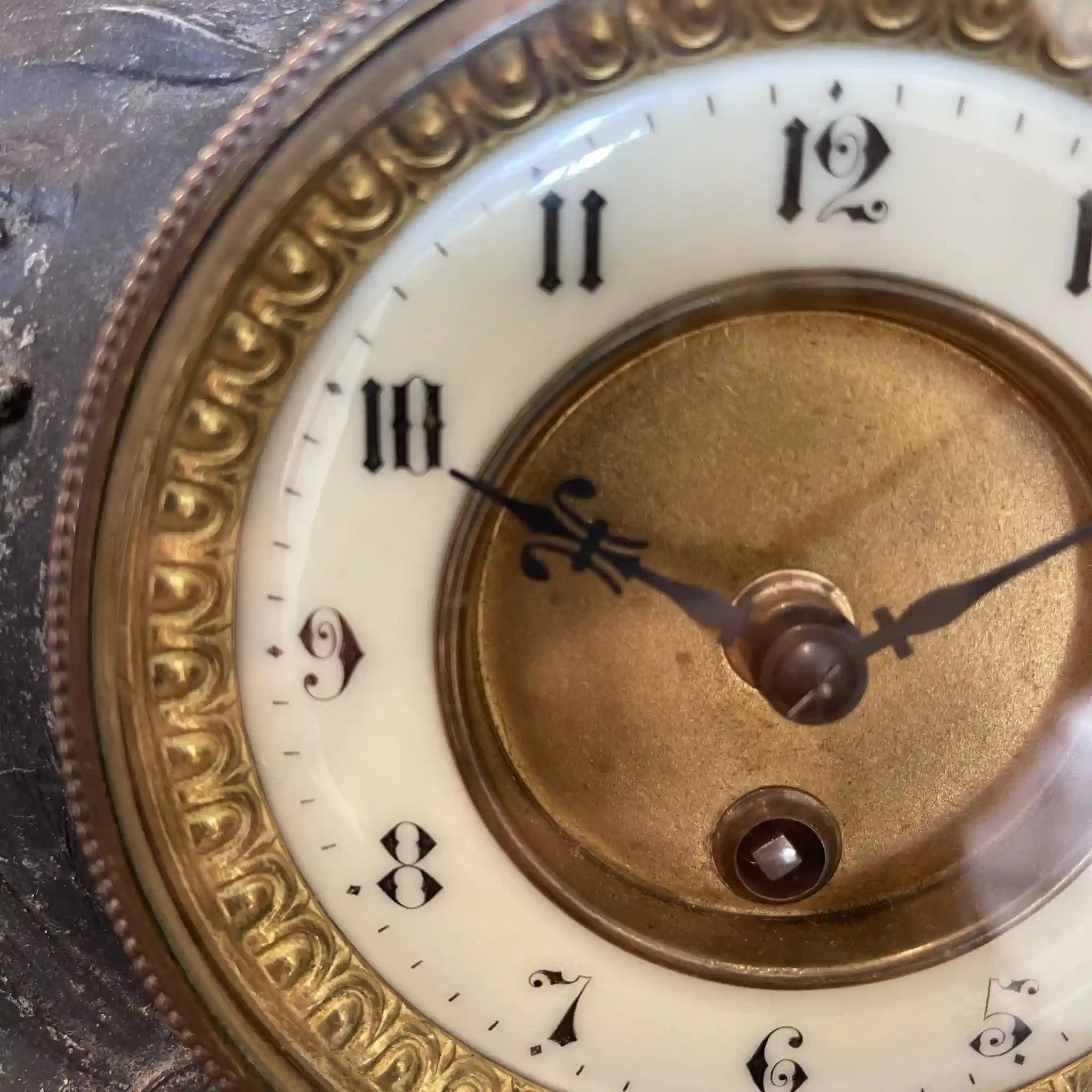 【アンティーク】 置き時計 / スペルター像 / 19世紀(推定) / スペルター / フランス