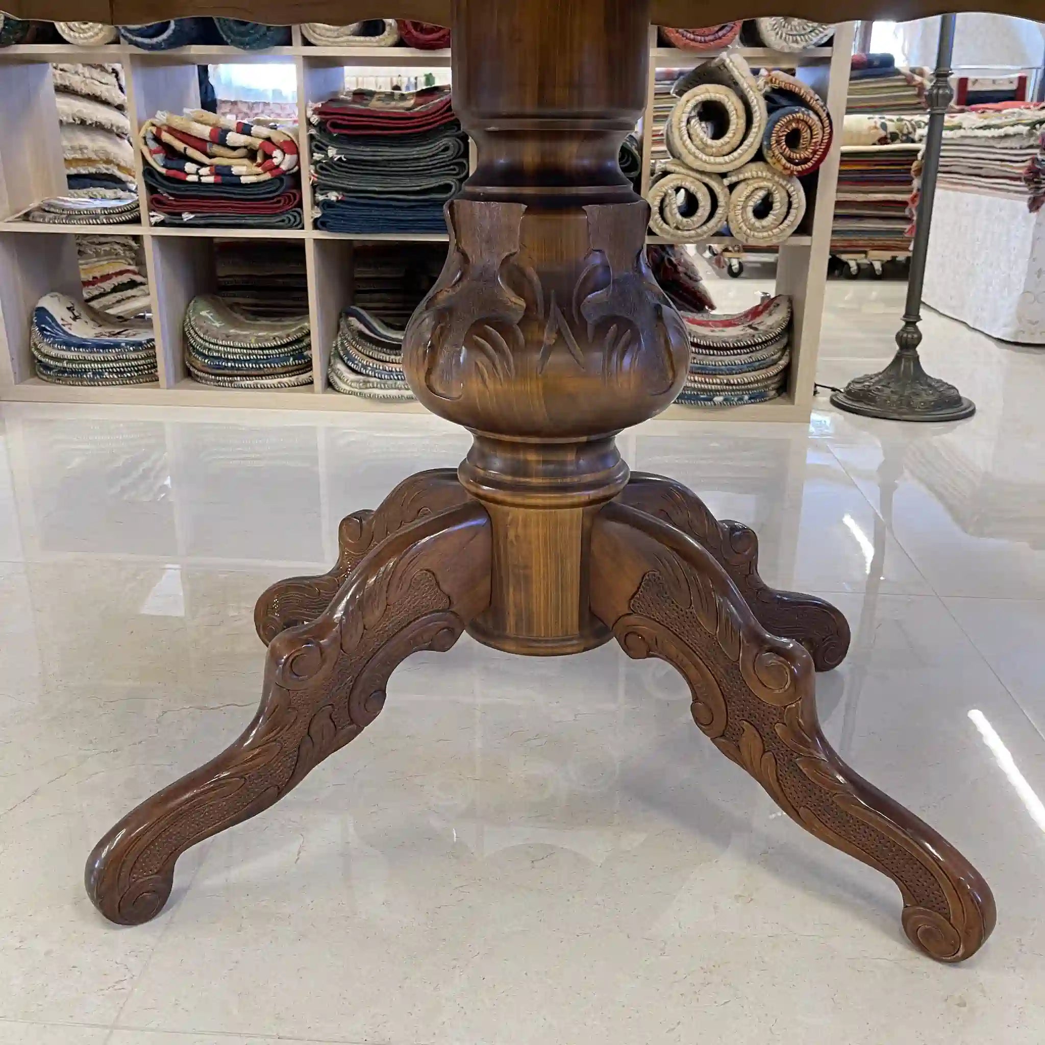 【アンティーク】 アンティーク ダイニングセット / イタリア / 象嵌(インレイ)