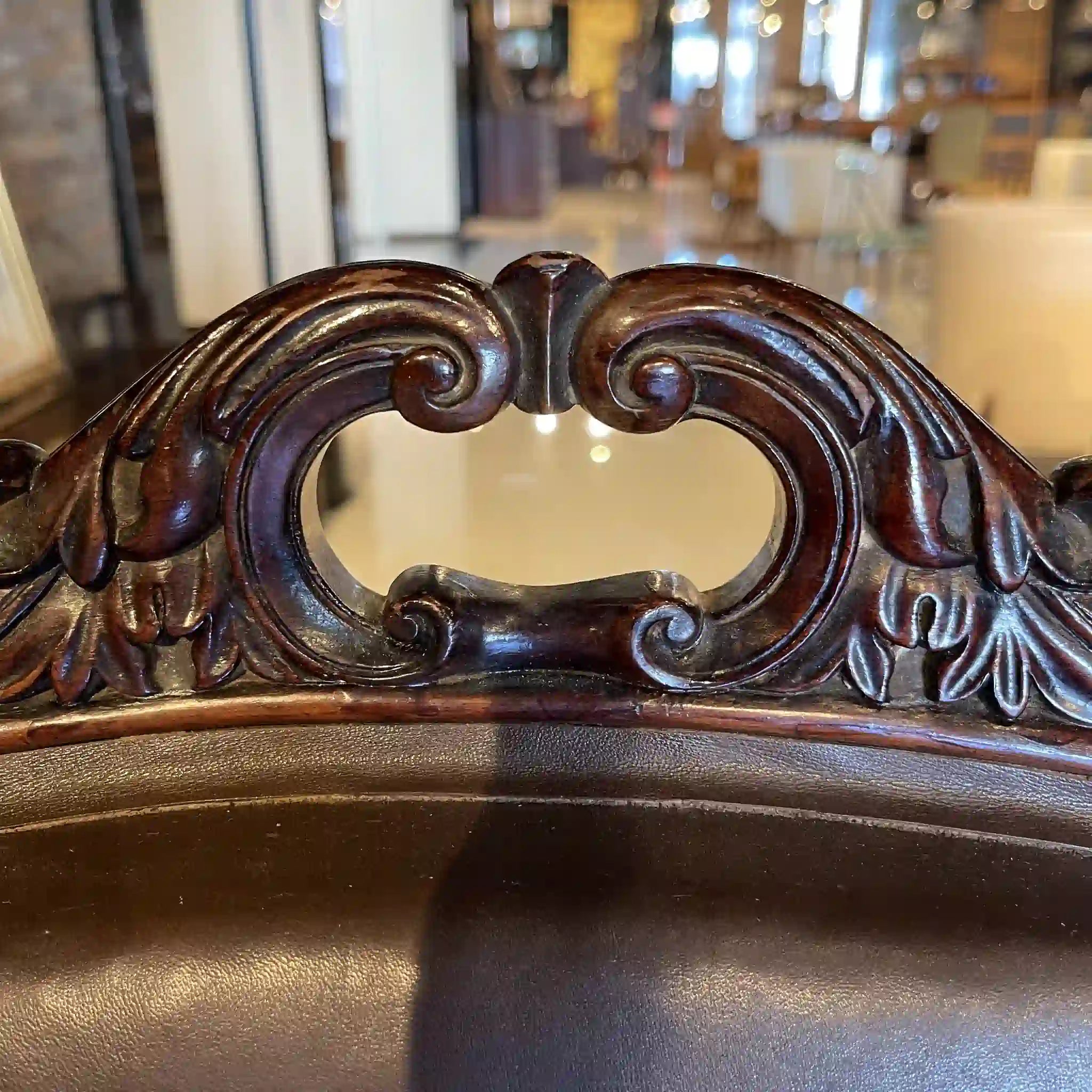 Antique Dining Chair / Rococo Style / France