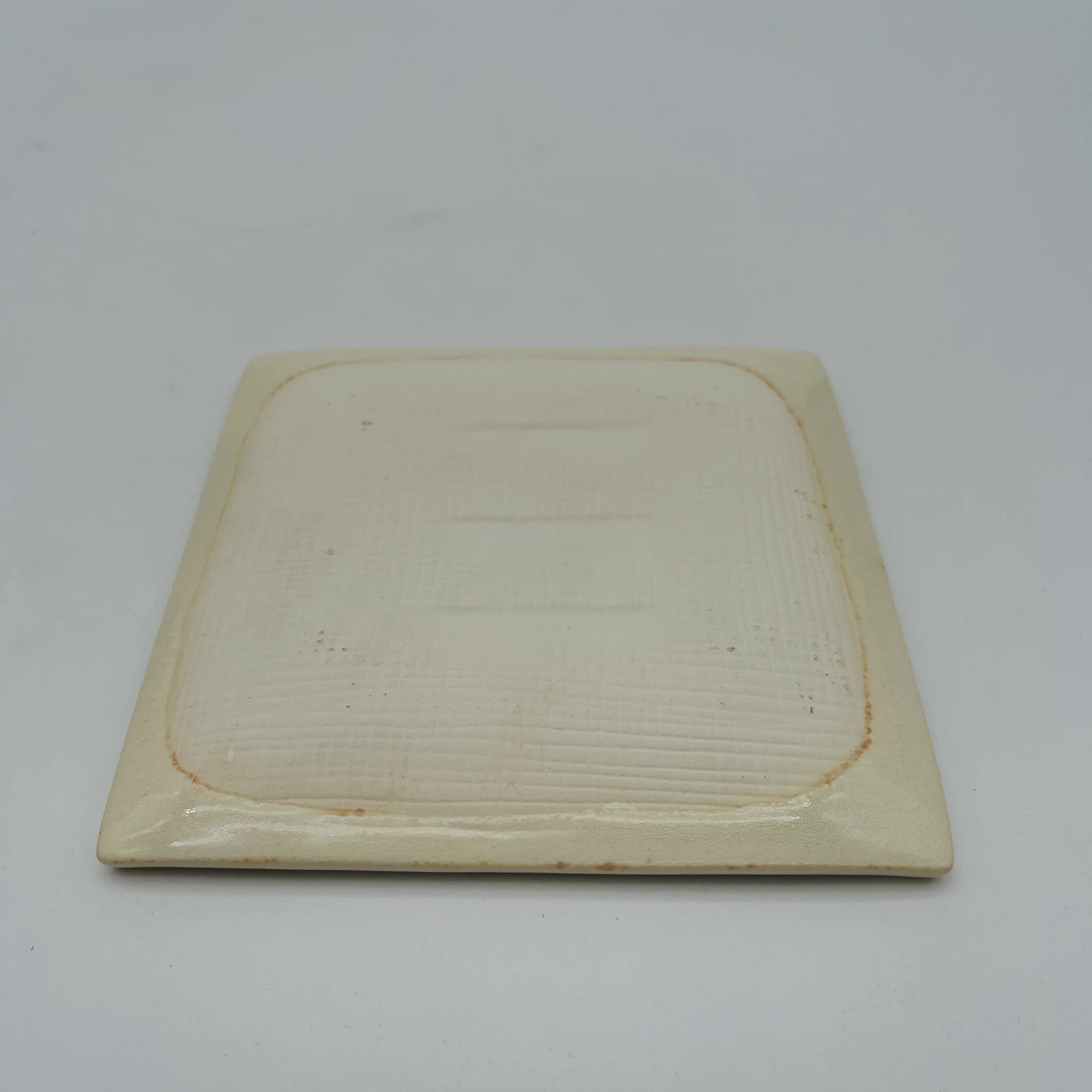 【リユース】 銘々皿 6P / 珠山作 / 織部焼 / 陶器 / 日本 / 箱付き