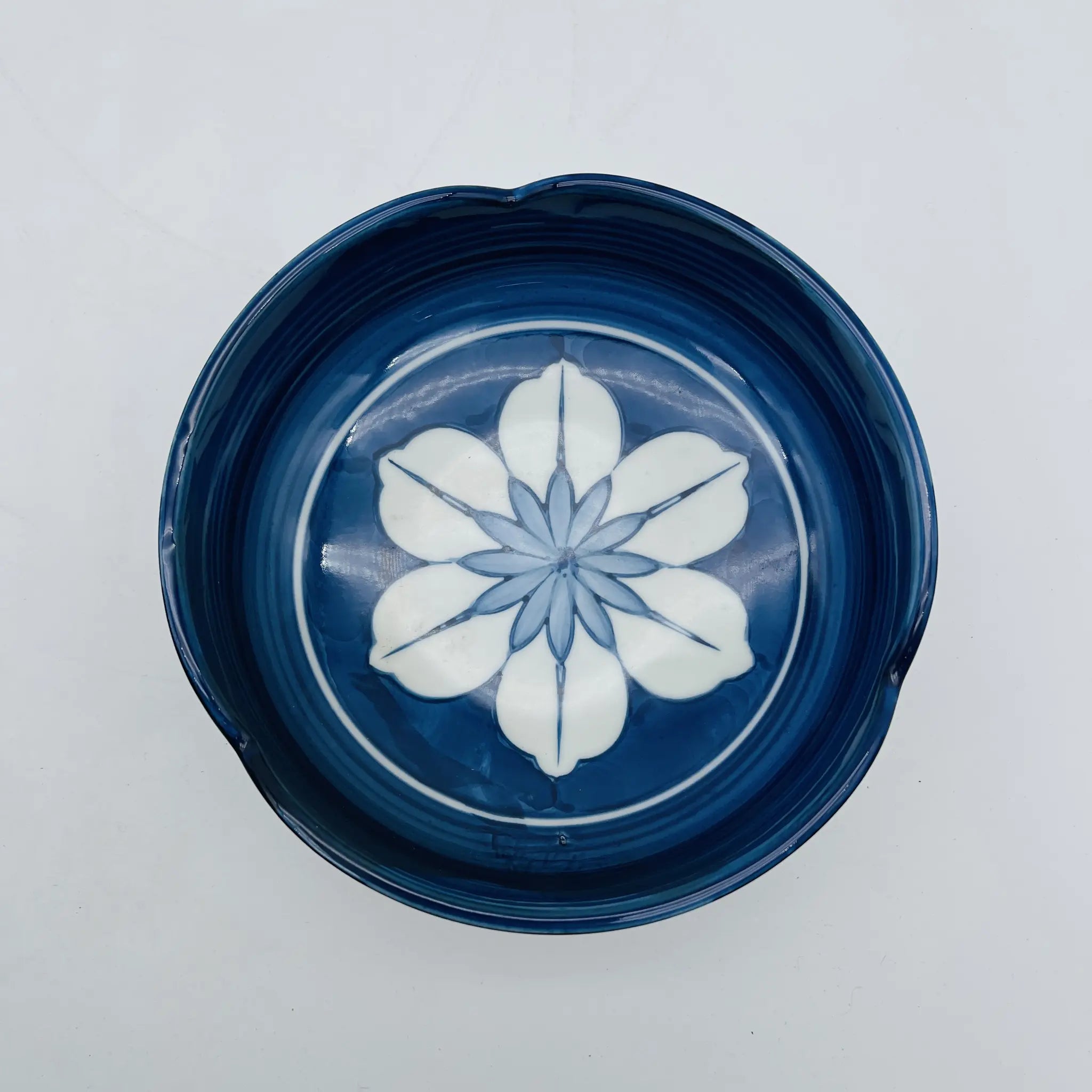 【リユース】 小鉢揃 5P / 源山作 / 有田焼 / 日本 / 染付 / 箱付き