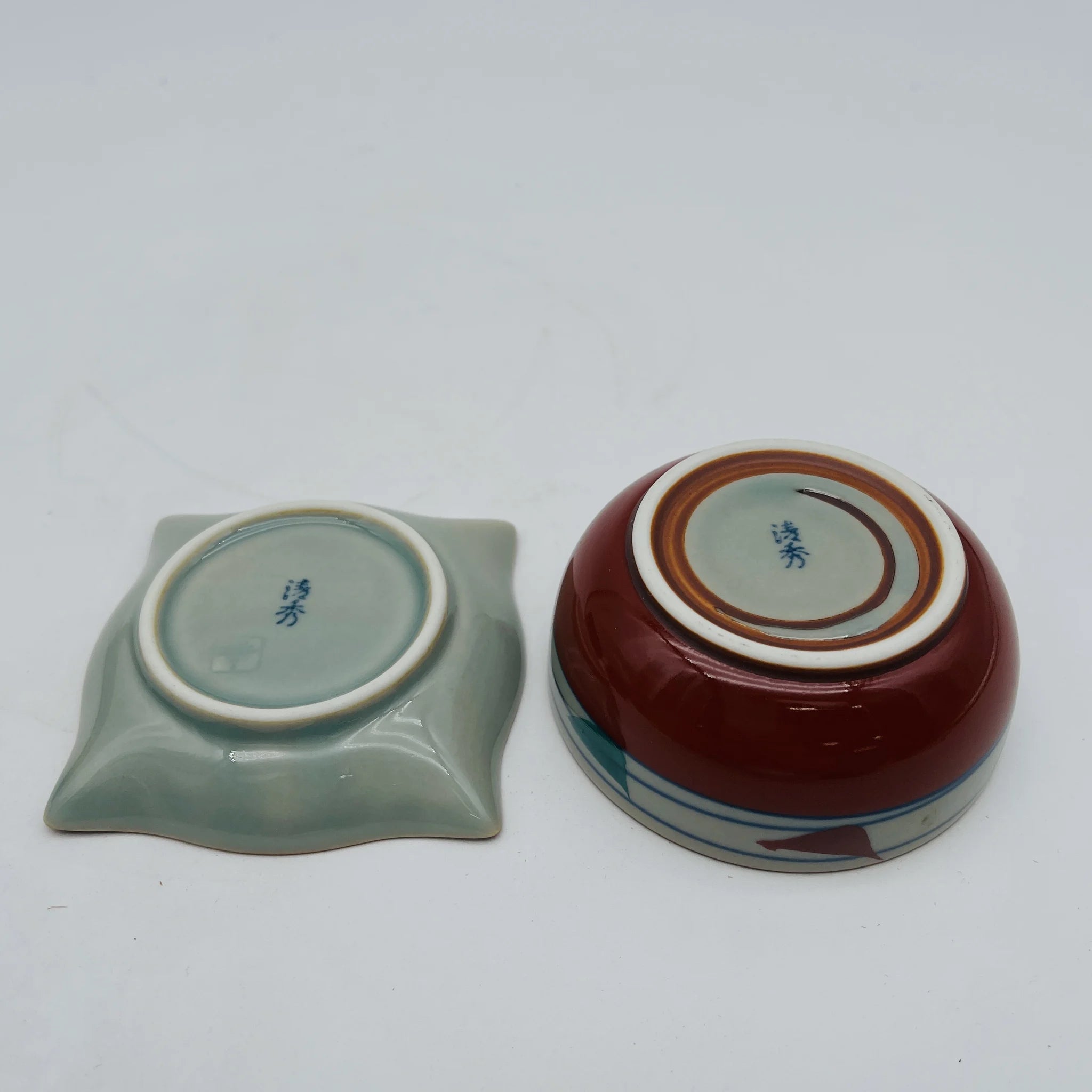 【リユース】 小料理揃 / 清秀窯 / 京古染 有田焼 / 日本 / 箱付き