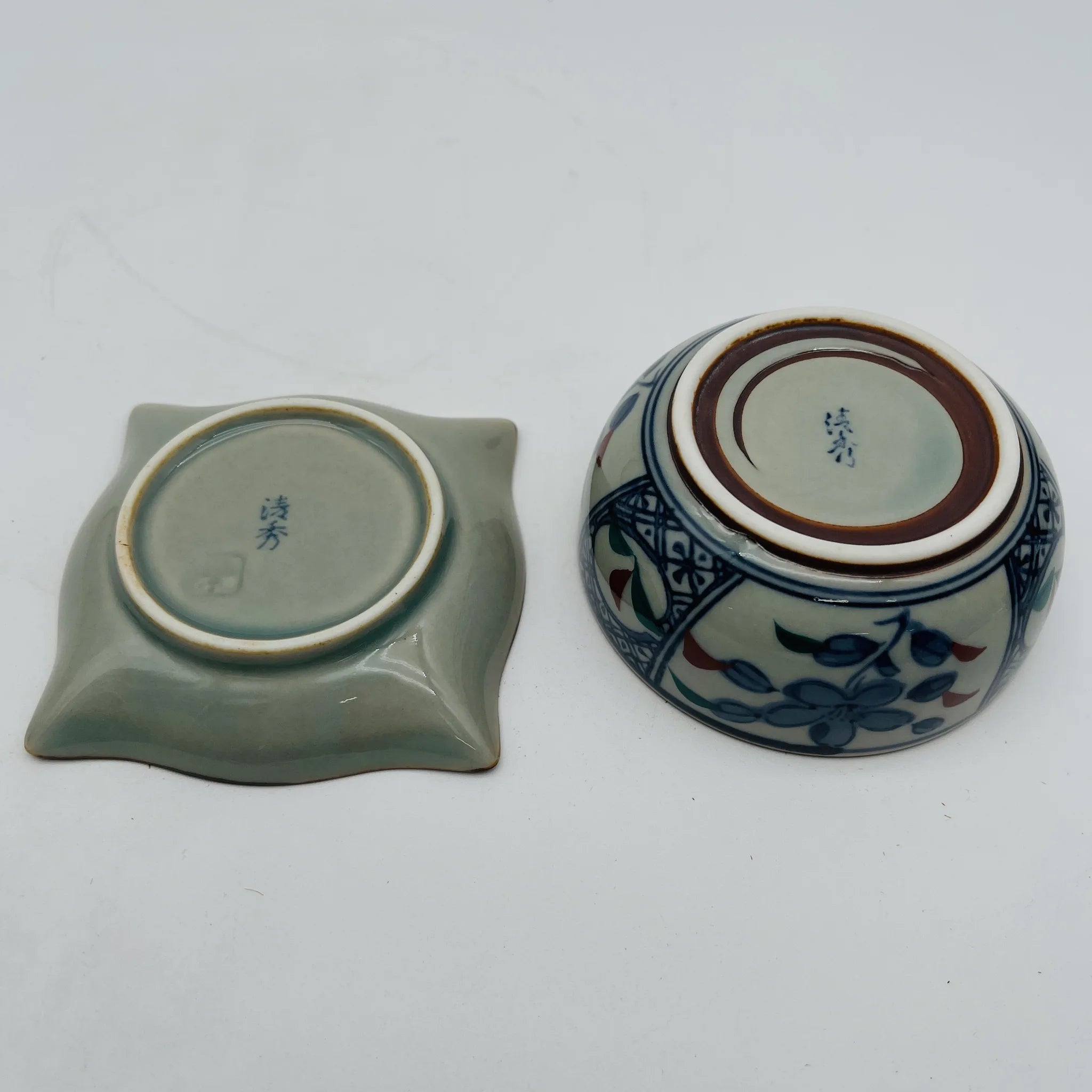 【リユース】 小料理揃 / 清秀窯 / 京古染 有田焼 / 日本 / 箱付き