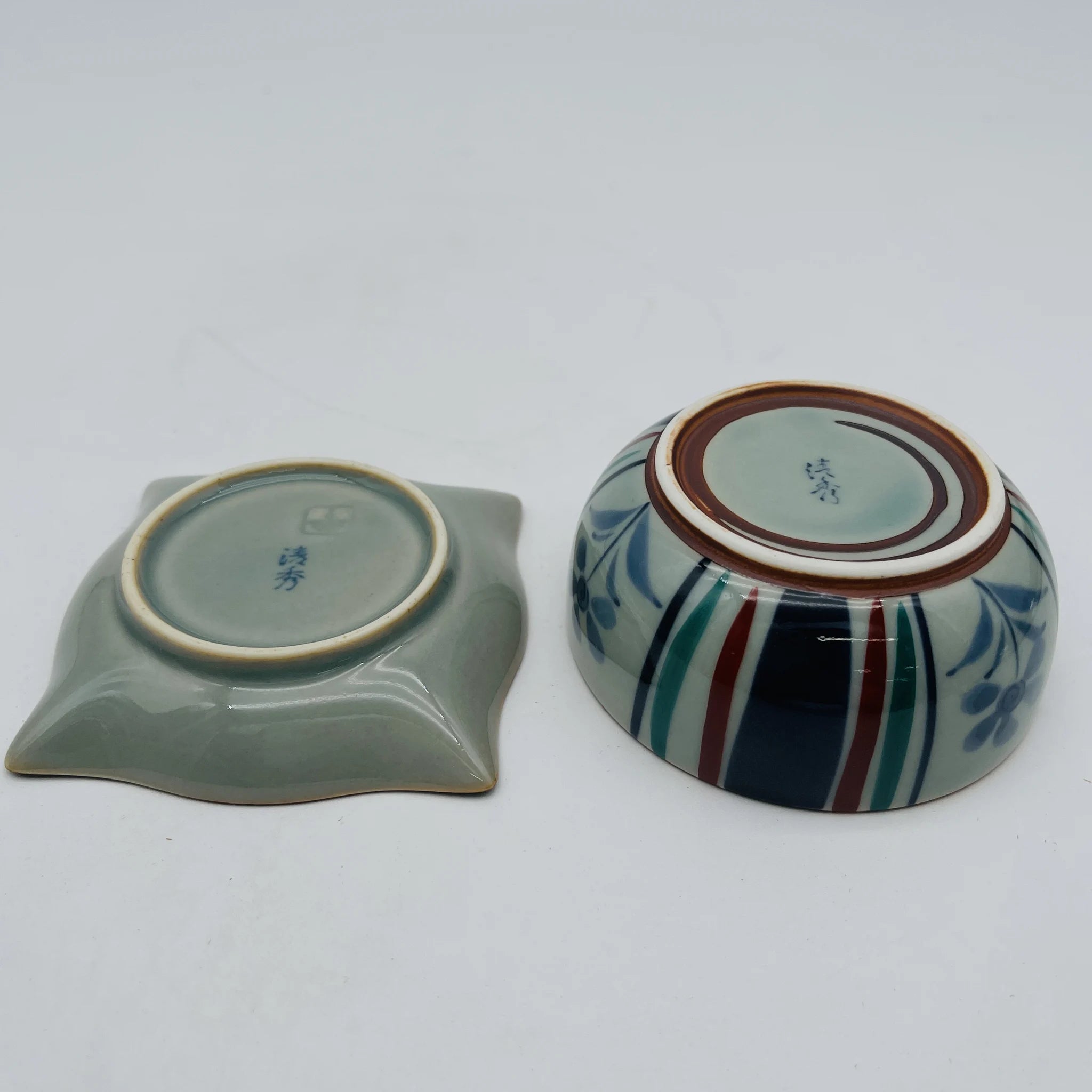 【リユース】 小料理揃 / 清秀窯 / 京古染 有田焼 / 日本 / 箱付き