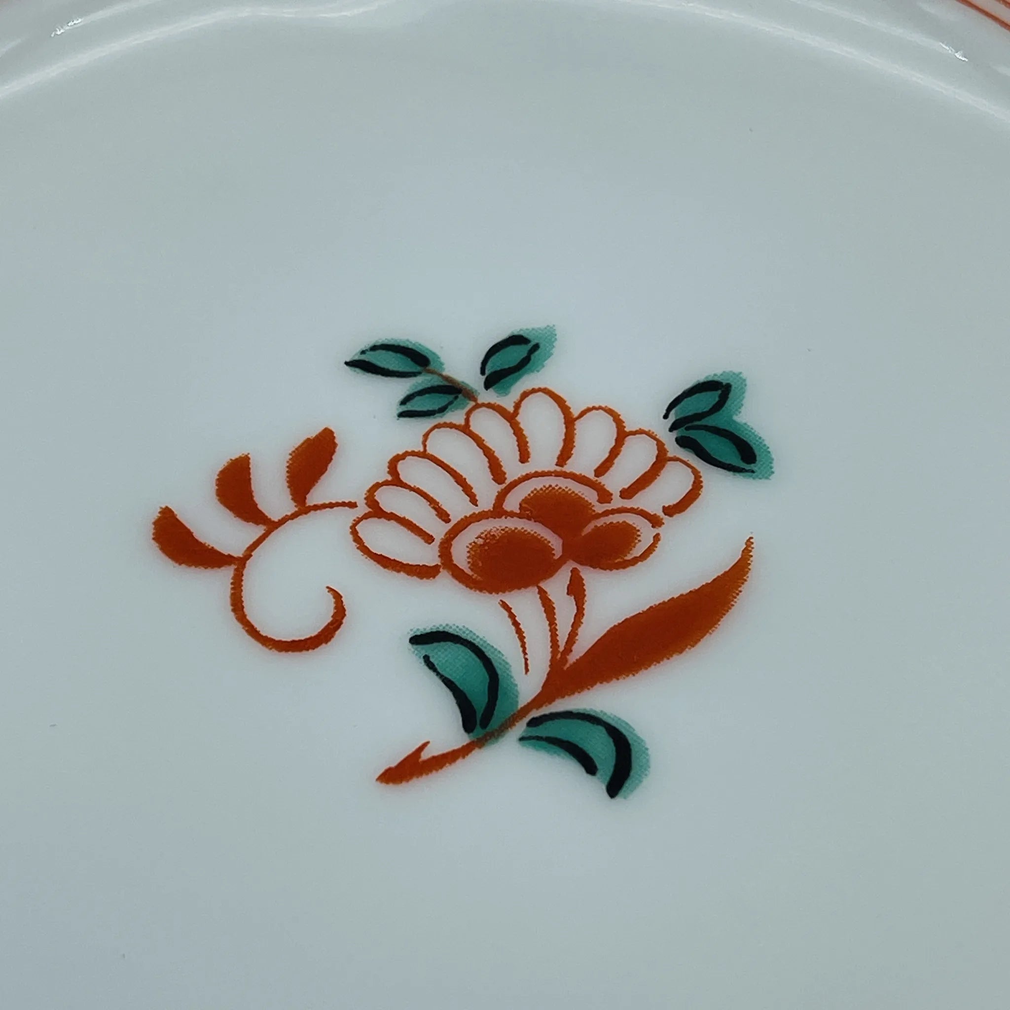 【リユース】 小皿揃 10P / 光峰作 / 磁器 / 日本 / 沢泉陶器店 縁波型 / 箱付き