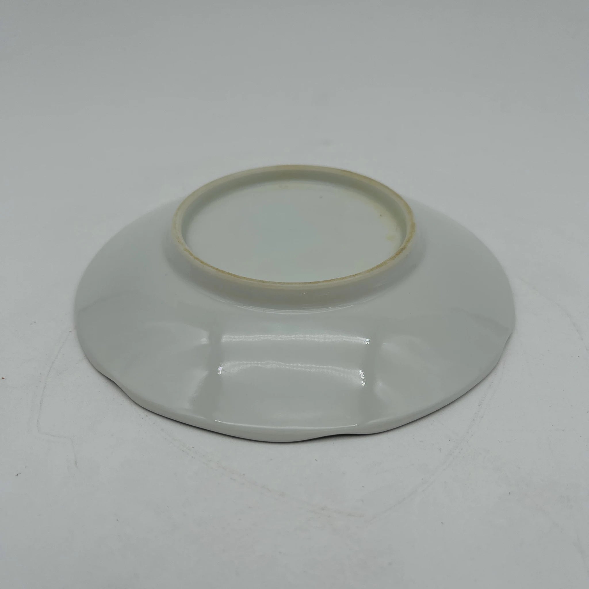 【リユース】 小皿揃 10P / 美濃和 / 日本 / 陶彩 縁波型 / 箱付き