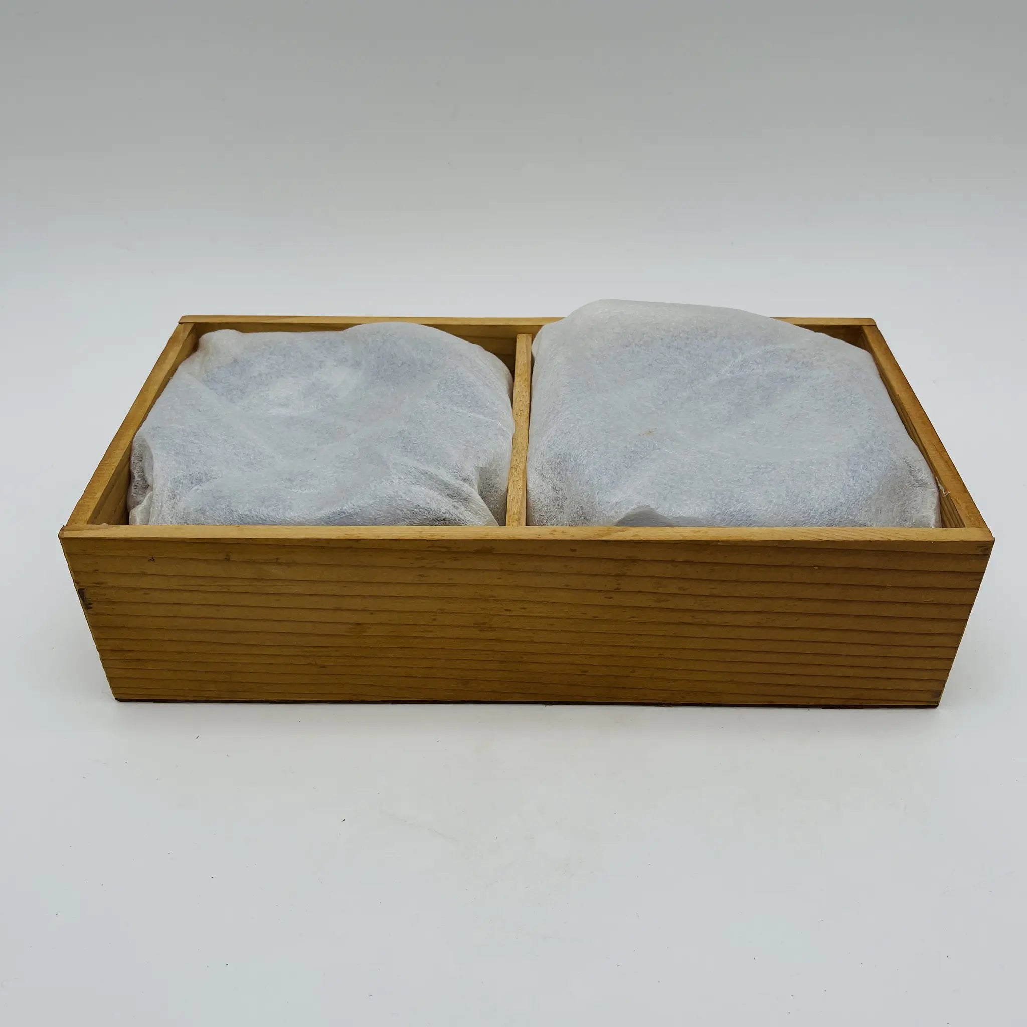 【リユース】 小皿揃 10P / 美濃和 / 日本 / 陶彩 縁波型 / 箱付き