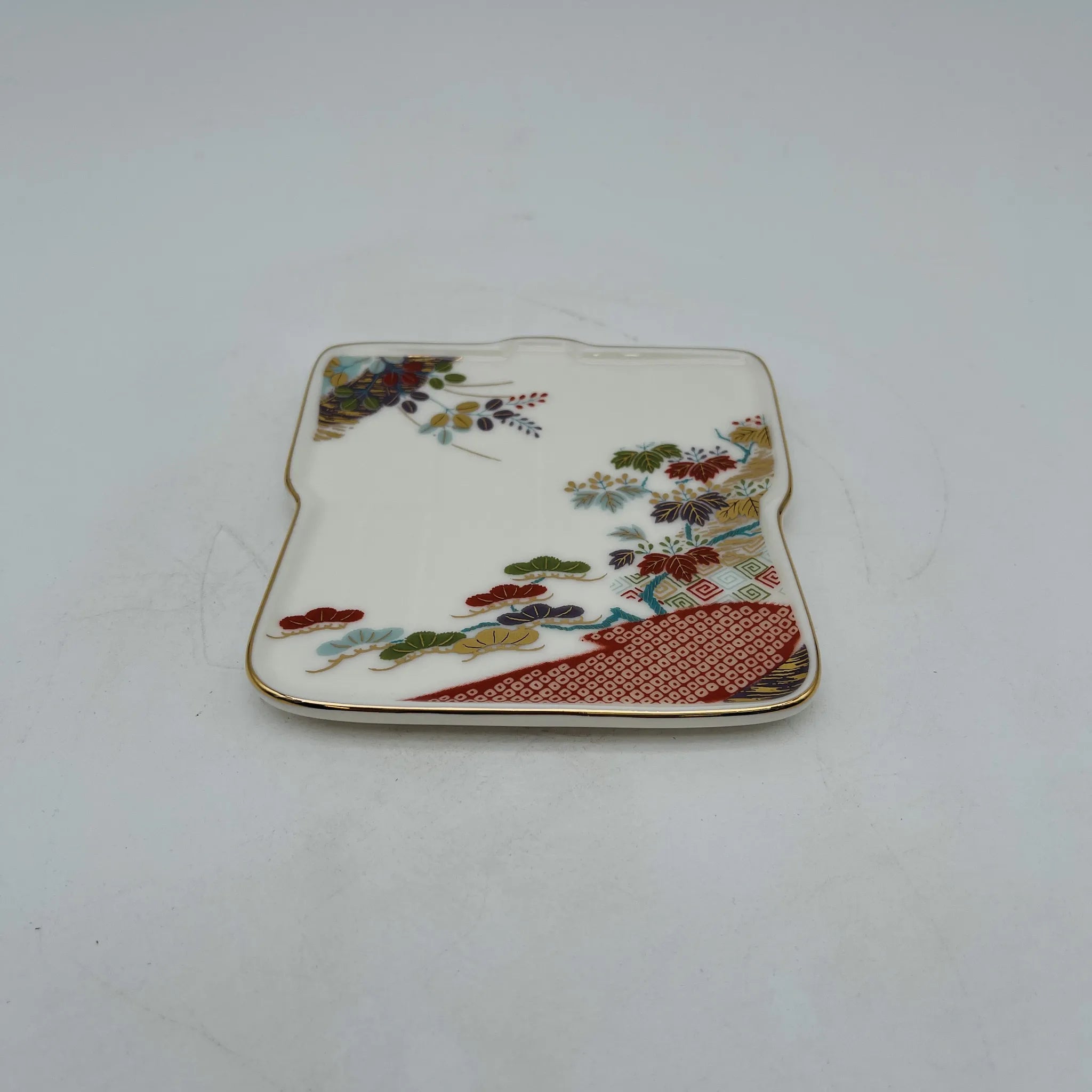 【リユース】 雛小袖 5P / 千總 / 雛小袖シリーズ / Bone China / 日本 / 小袖文様 / 箱付き