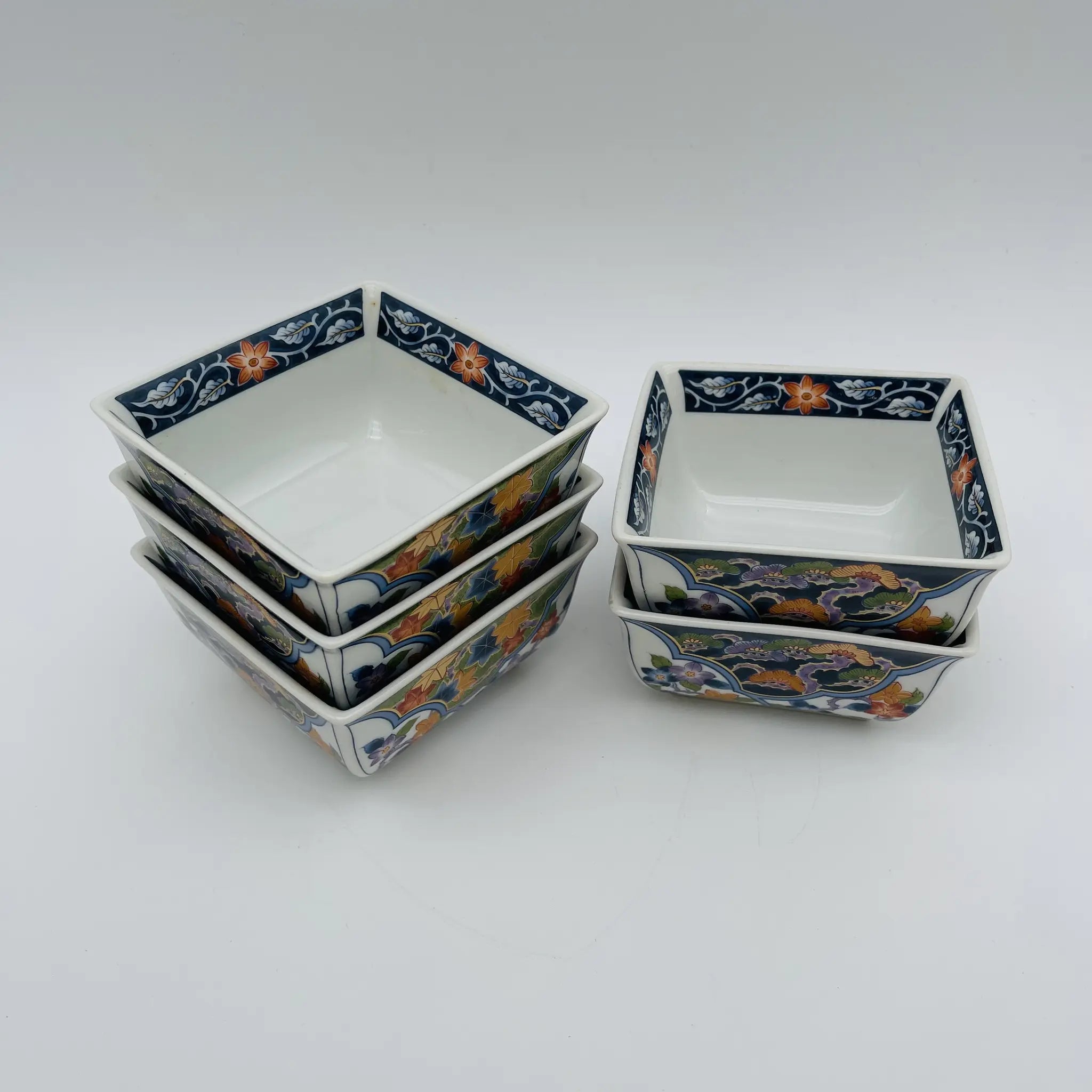 【リユース】 小鉢 5P / 若山窯 / 日本 / 箱付き