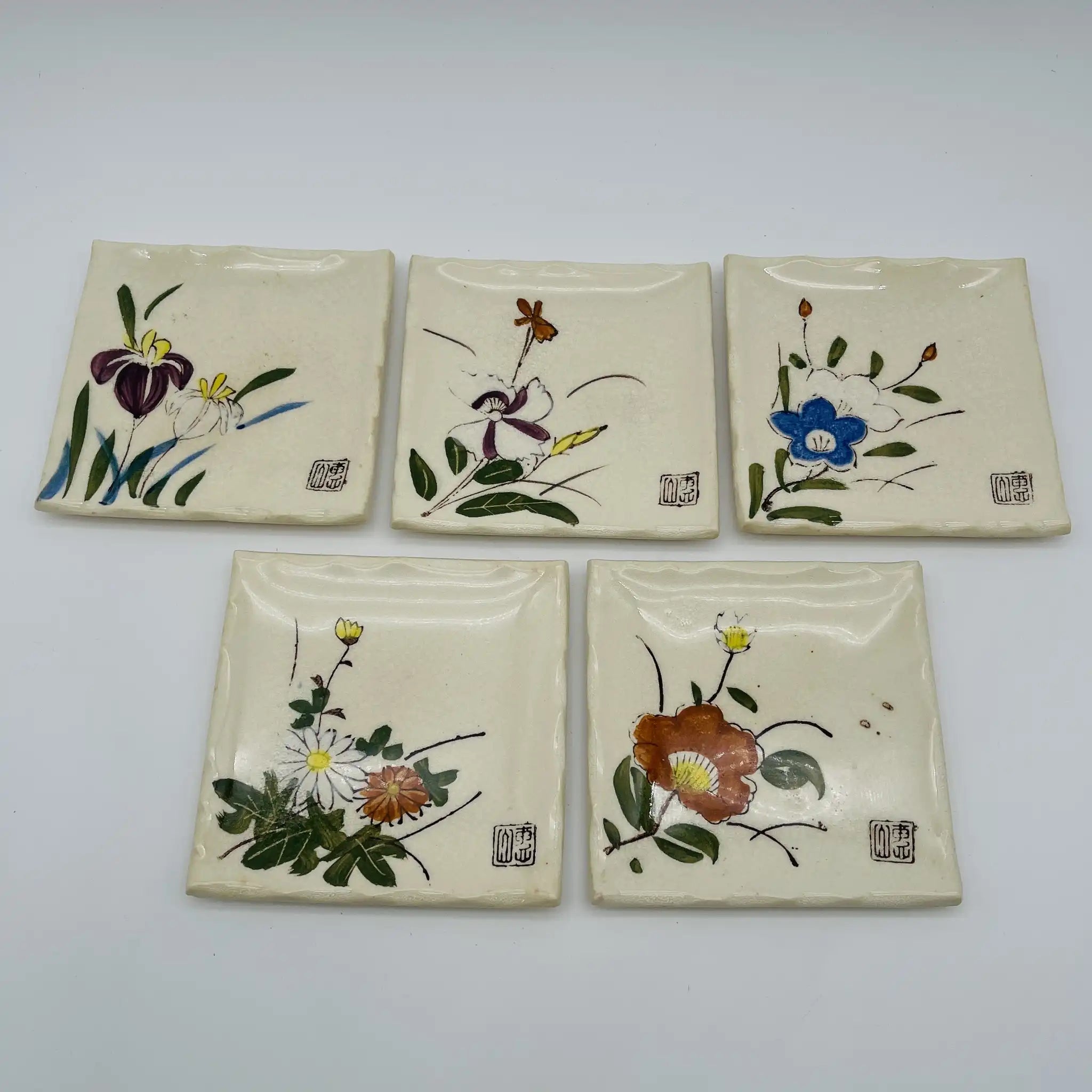 【リユース】 銘々皿 / 陶器 / 日本 / 箱付き