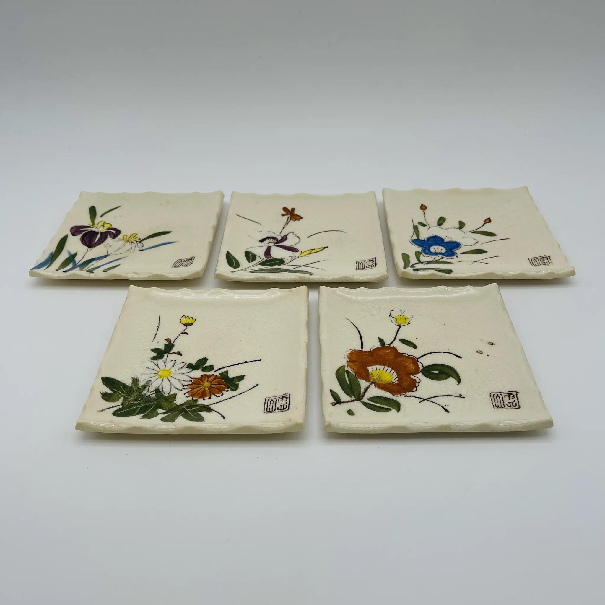 【リユース】 銘々皿 / 陶器 / 日本 / 箱付き