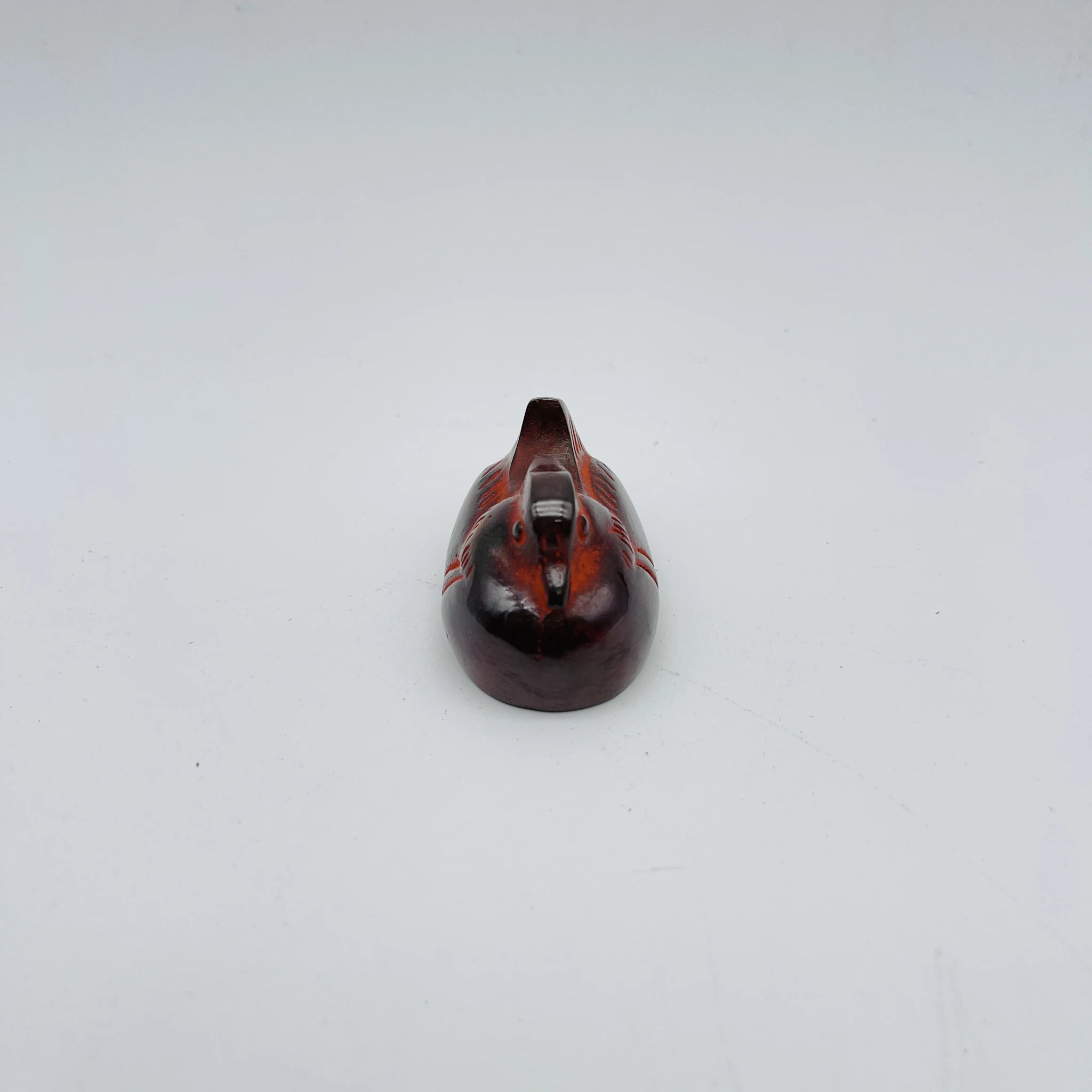 【リユース】 書鎮 / 表勝一作 / 銅 / 日本 / おしどり / 箱付き