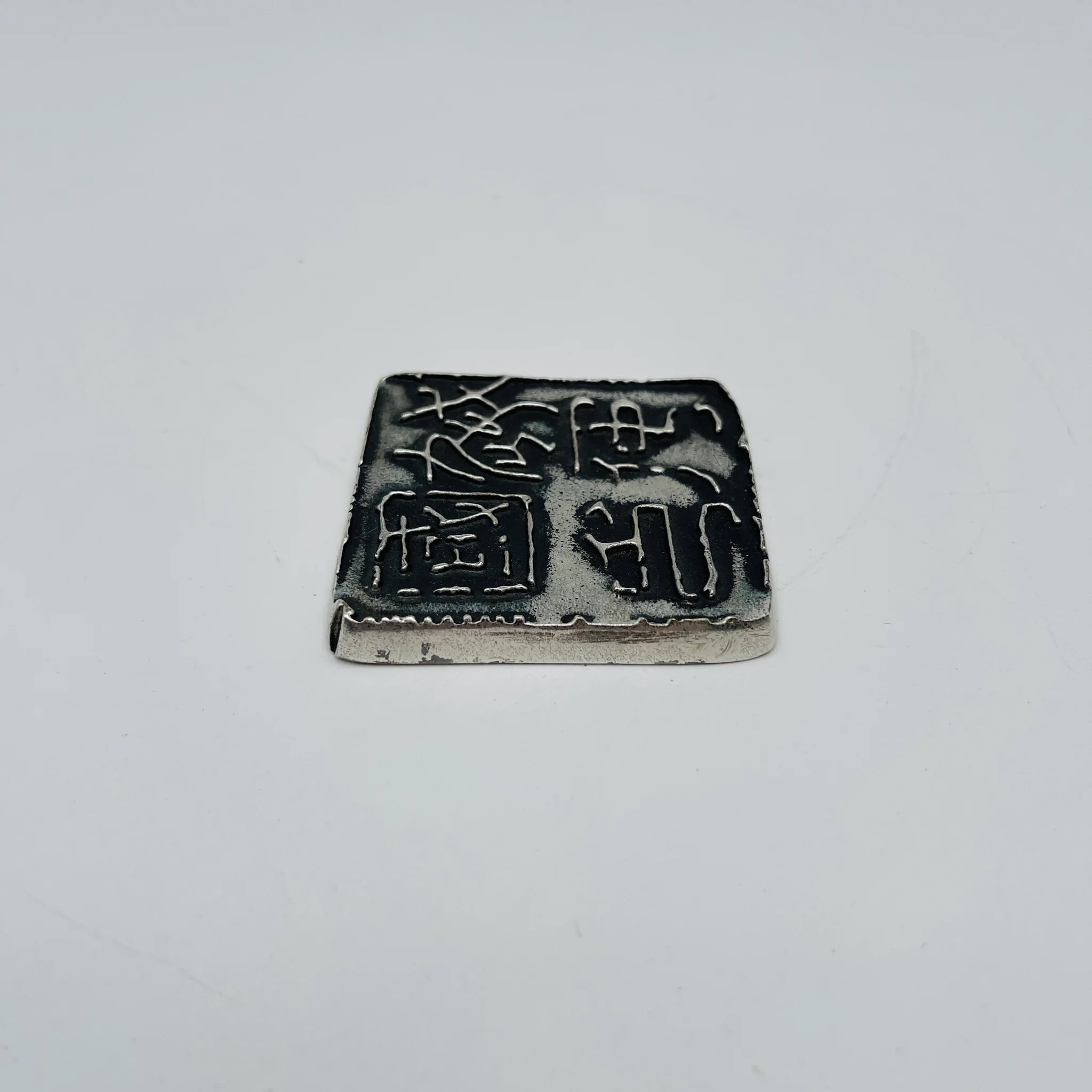 【リユース】 文鎮 / 富山銀行 / 越中国印 / 日本 / 箱付き