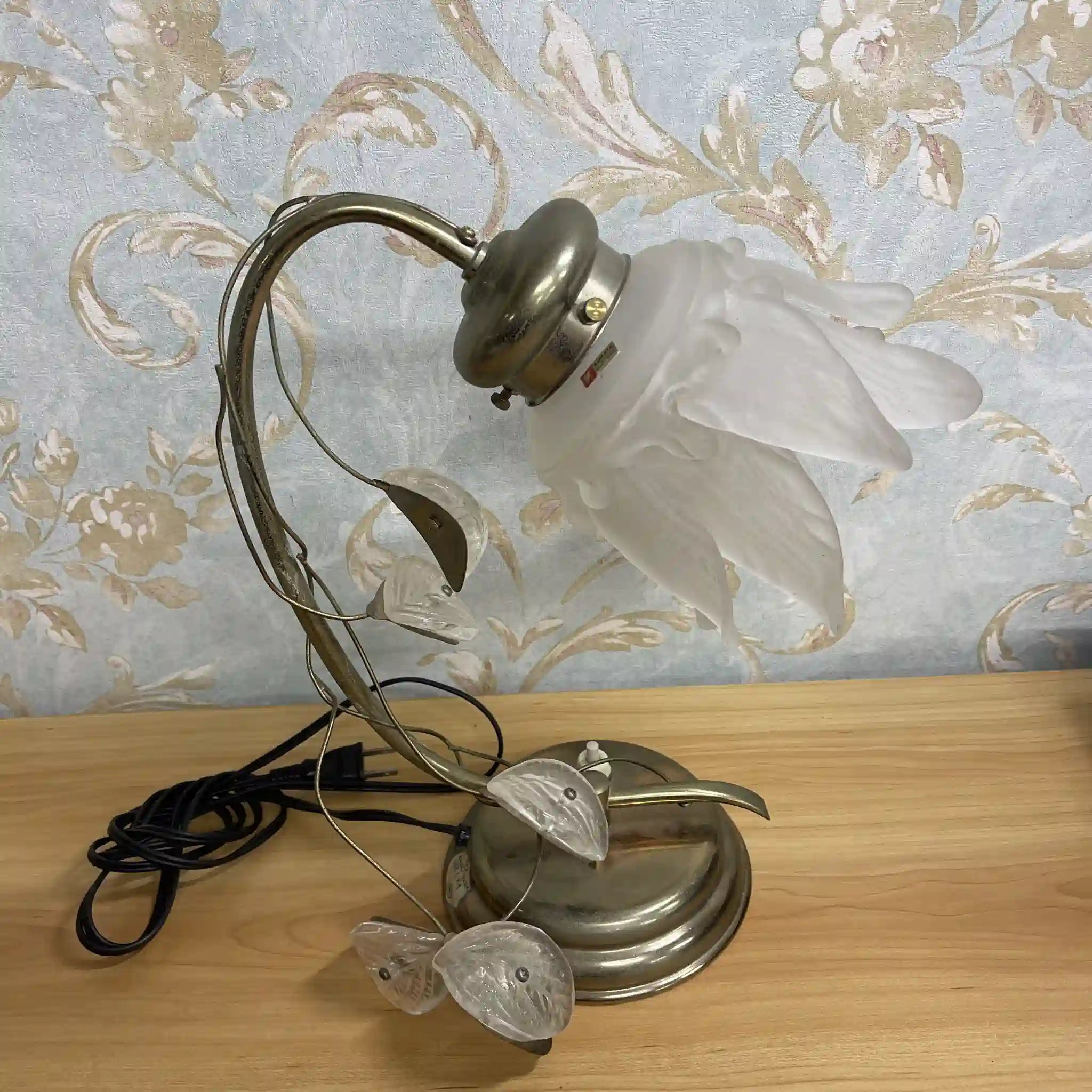 【ビンテージ】 テーブルランプ / 推定1970-80s / ガラス / 日本