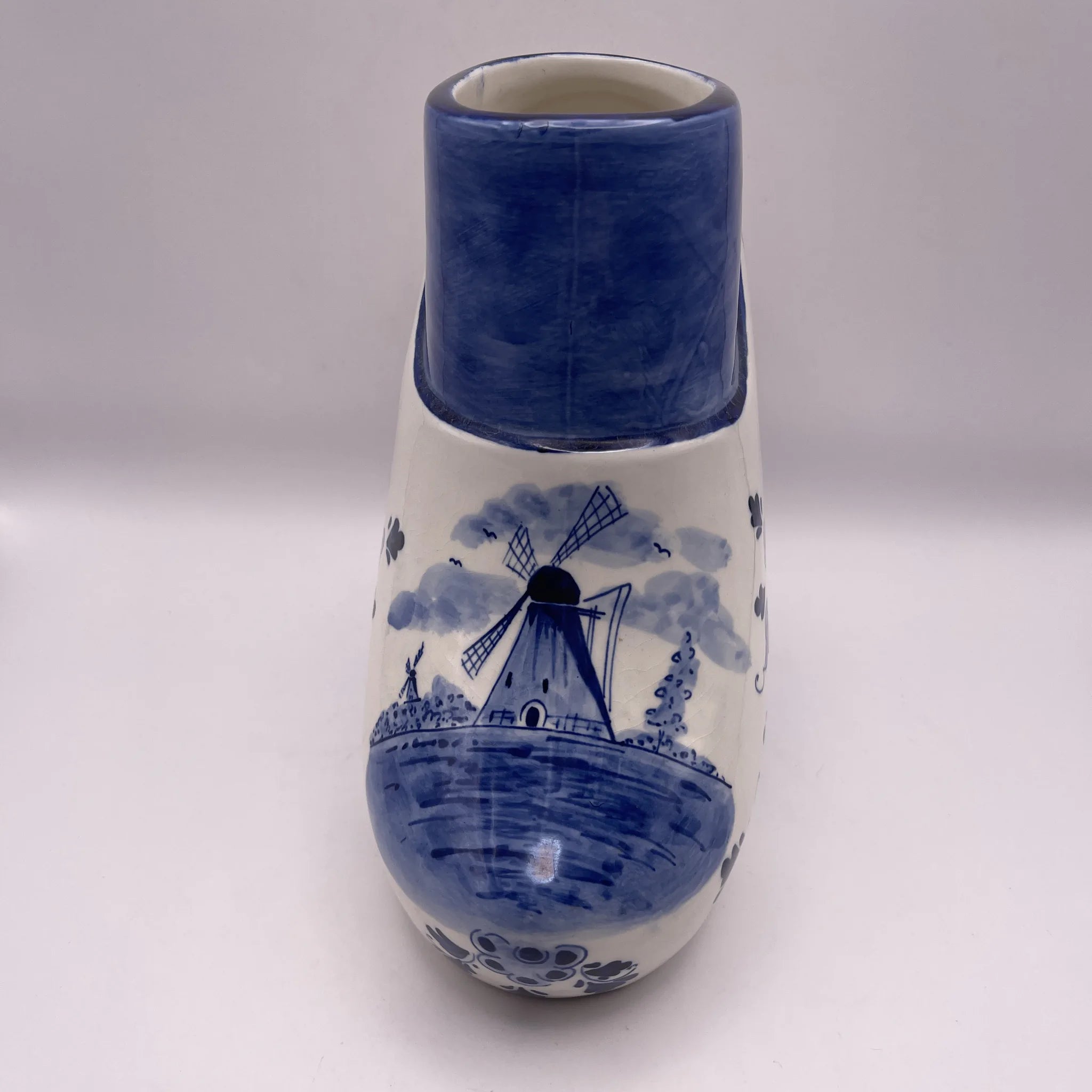 【リユース】 ブーツフラワーベース / デルフト焼 / オランダ