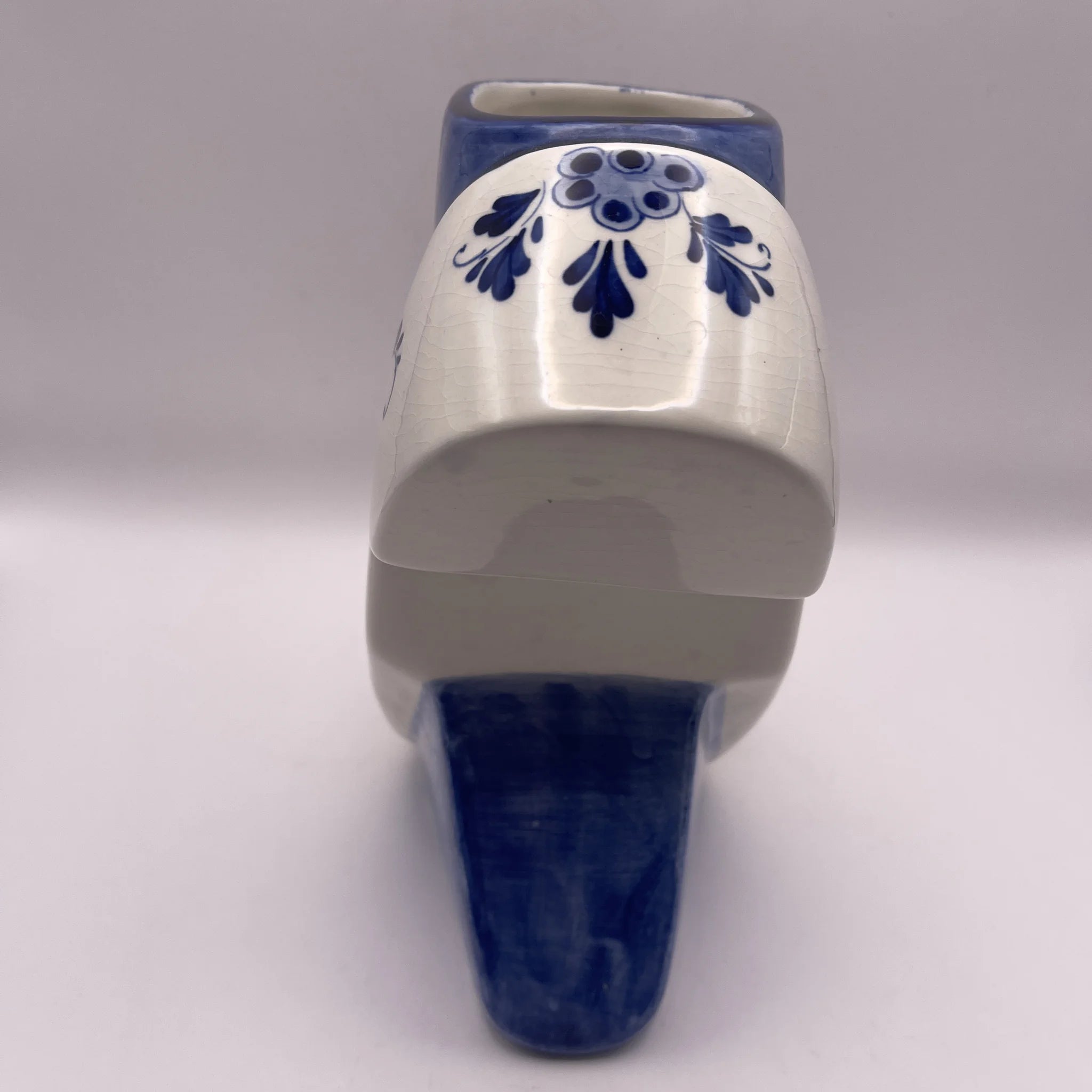 【リユース】 ブーツフラワーベース / デルフト焼 / オランダ