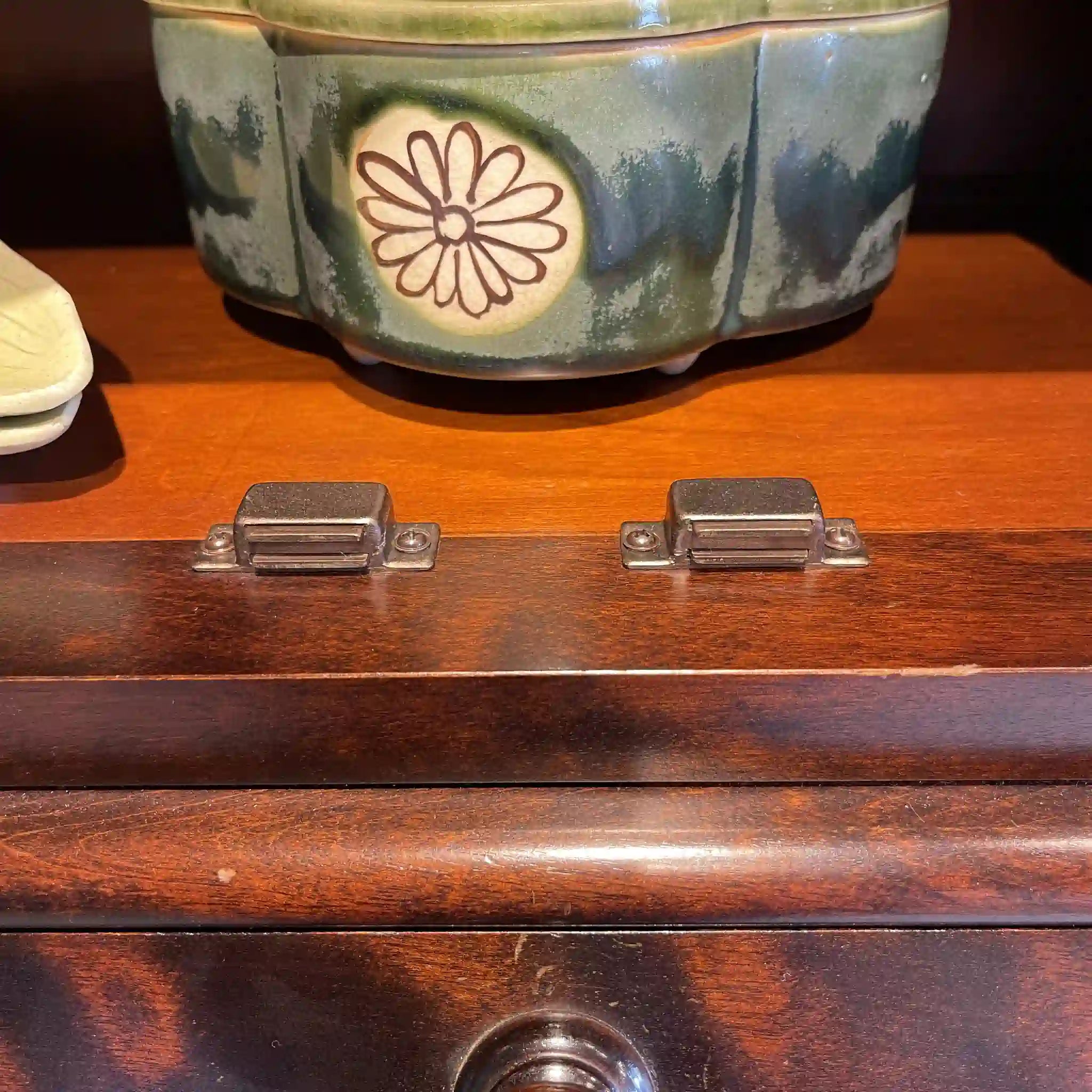 【リユース】 ライティングデスク 書棚付き / 北海道民芸家具 / 木製 / 日本