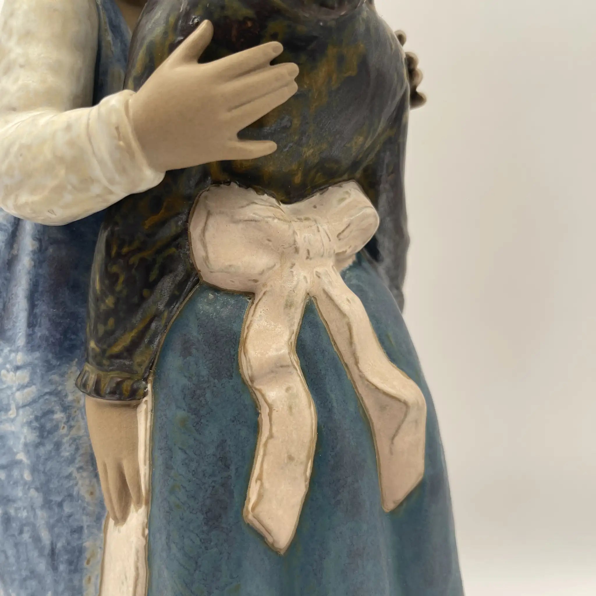【复古】作品/ LLADRO(利雅多罗)/小吻(Little Kiss) / 1978年~ 1985年/波塞林/西班牙/ 抛光,柔和的色彩,手工瓷器
