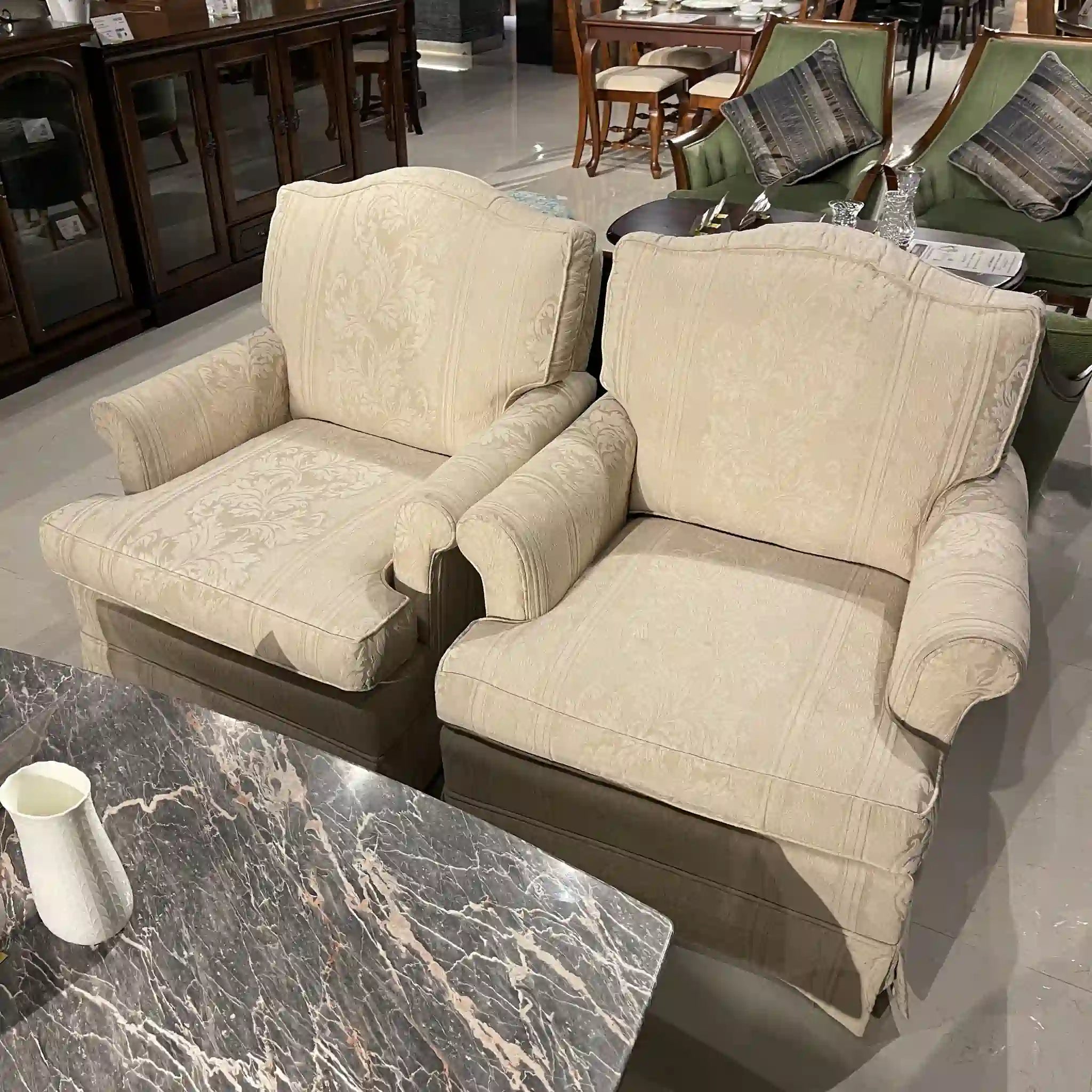 【リユース】 ソファセット / トーマスビル / ファブリック木製 / アメリカ