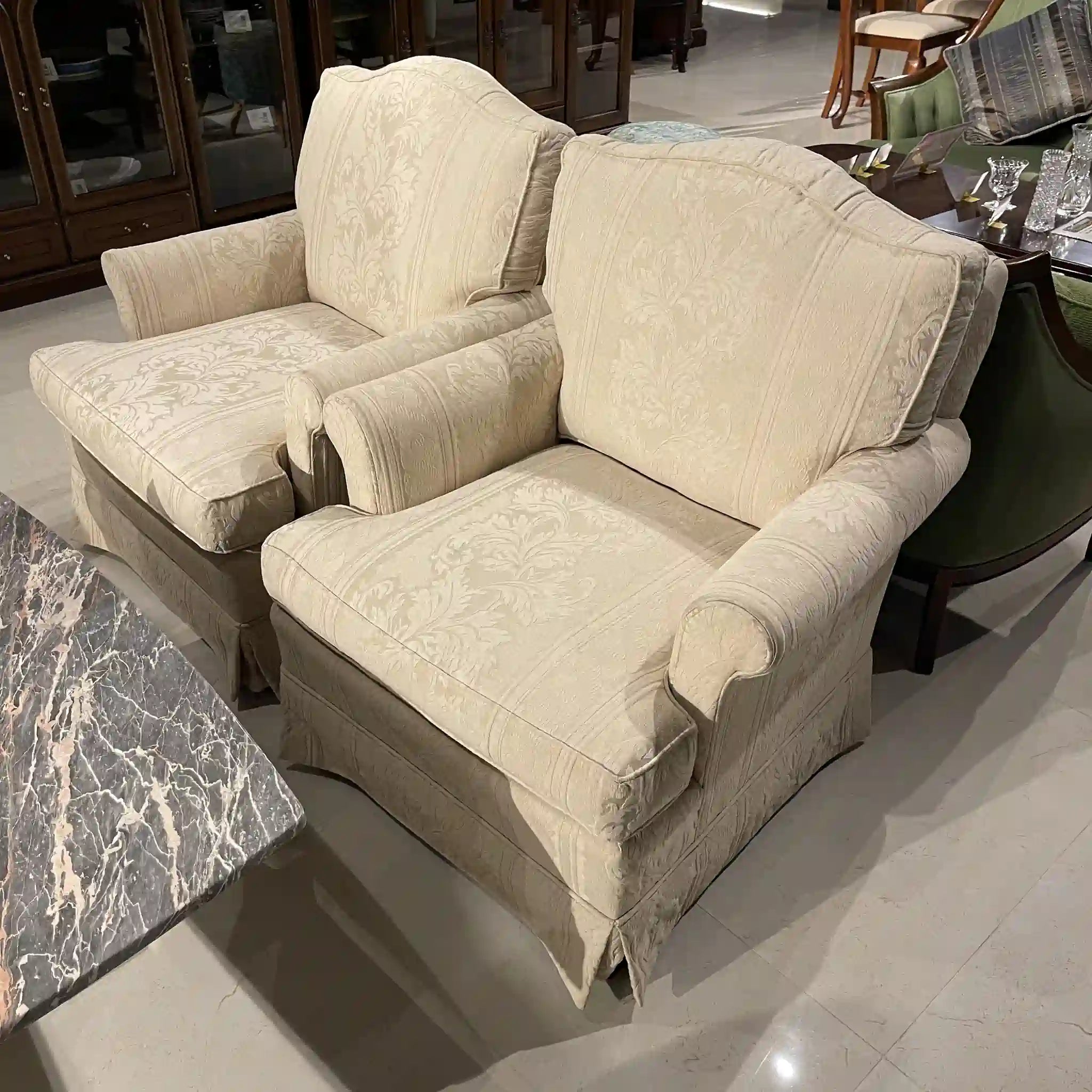 【リユース】 ソファセット / トーマスビル / ファブリック木製 / アメリカ