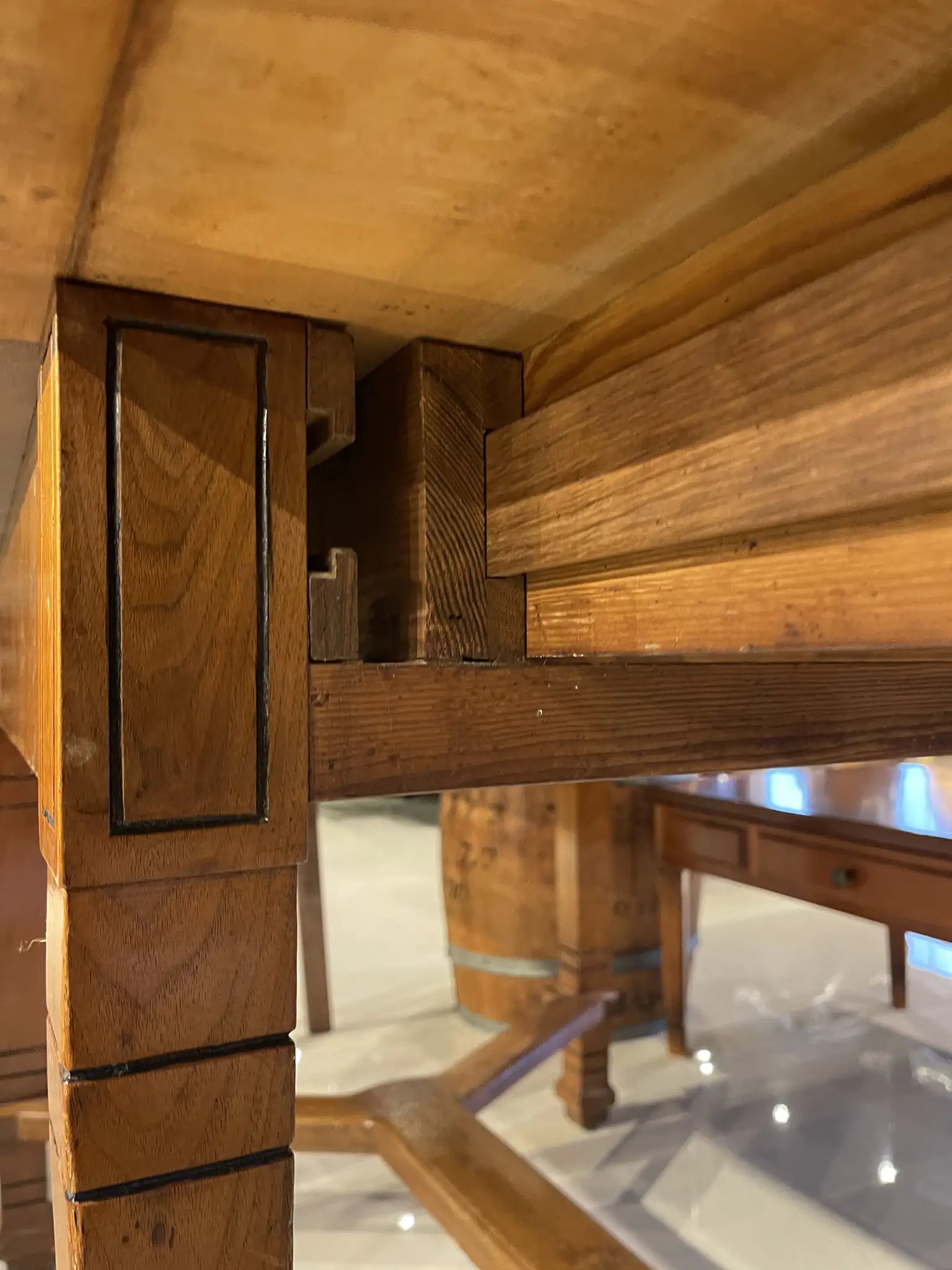 古董伸縮餐桌 / 比德邁爾風格 / 19世紀 / 胡桃木 / 英國