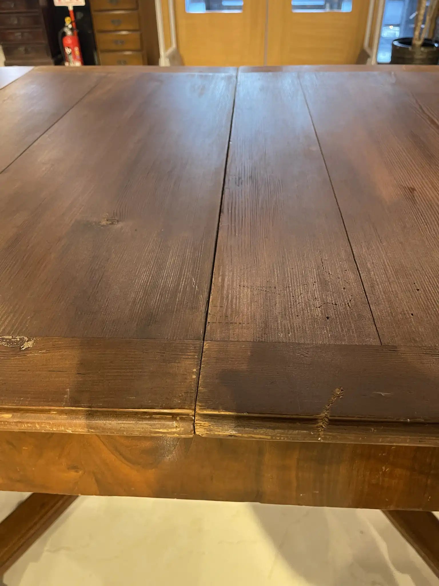 古董伸縮餐桌 / 比德邁爾風格 / 19世紀 / 胡桃木 / 英國