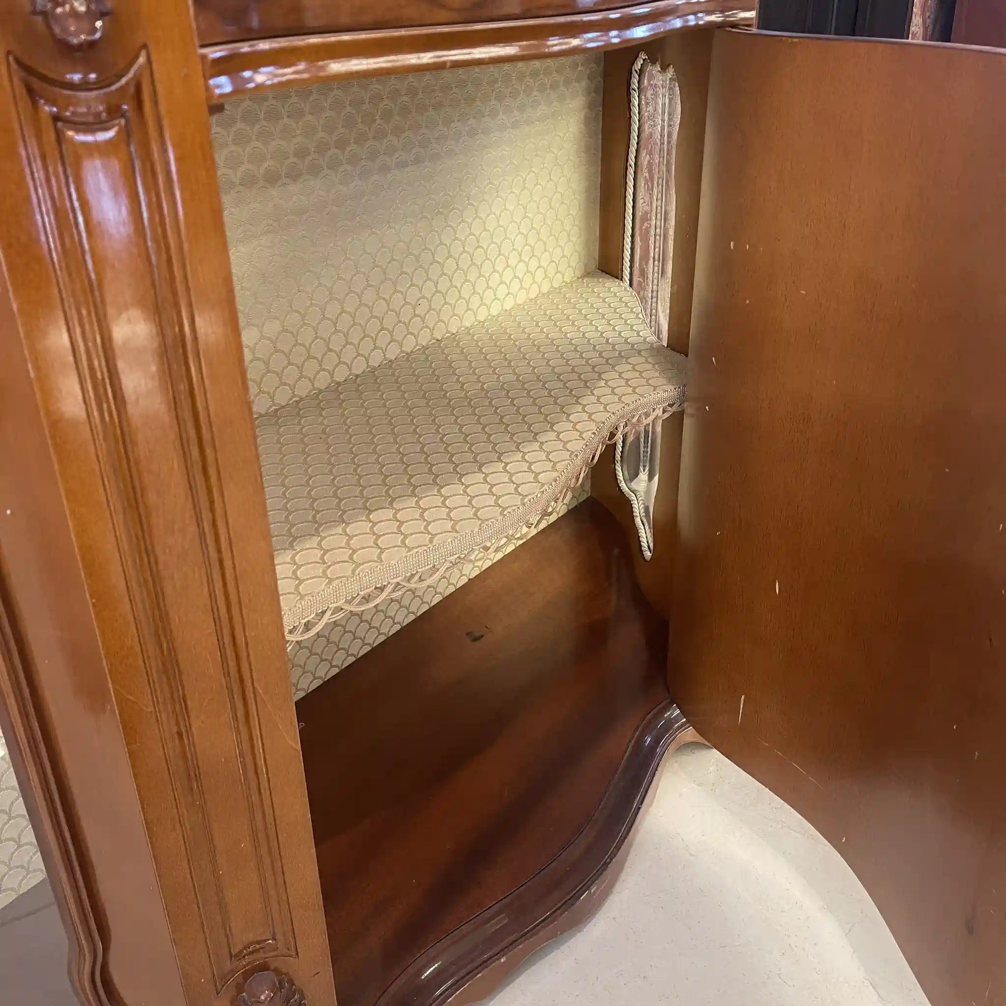 【アンティーク】 キャビネット /
/ 20世紀後期(推定) / 大理石 / イタリア / マーブルトップ 象嵌(インレイ)