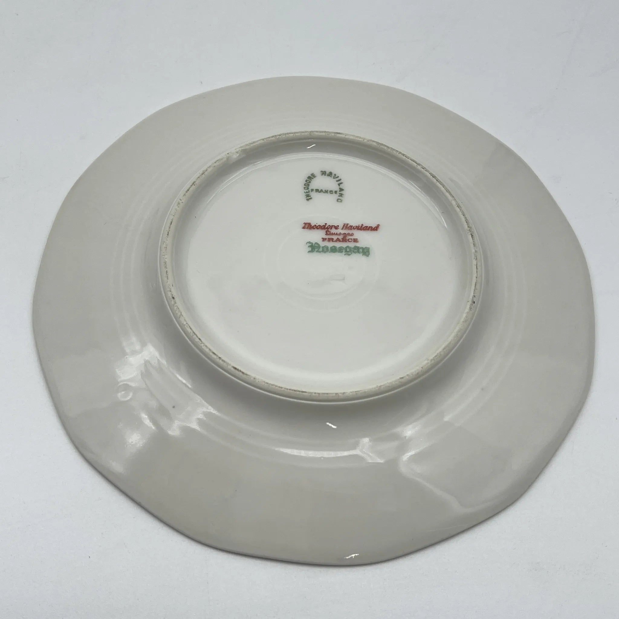 【古董】三重奏2p / Theodore Haviland / Nosegay /估计20c早中期/瓷器/法国/花束,金彩