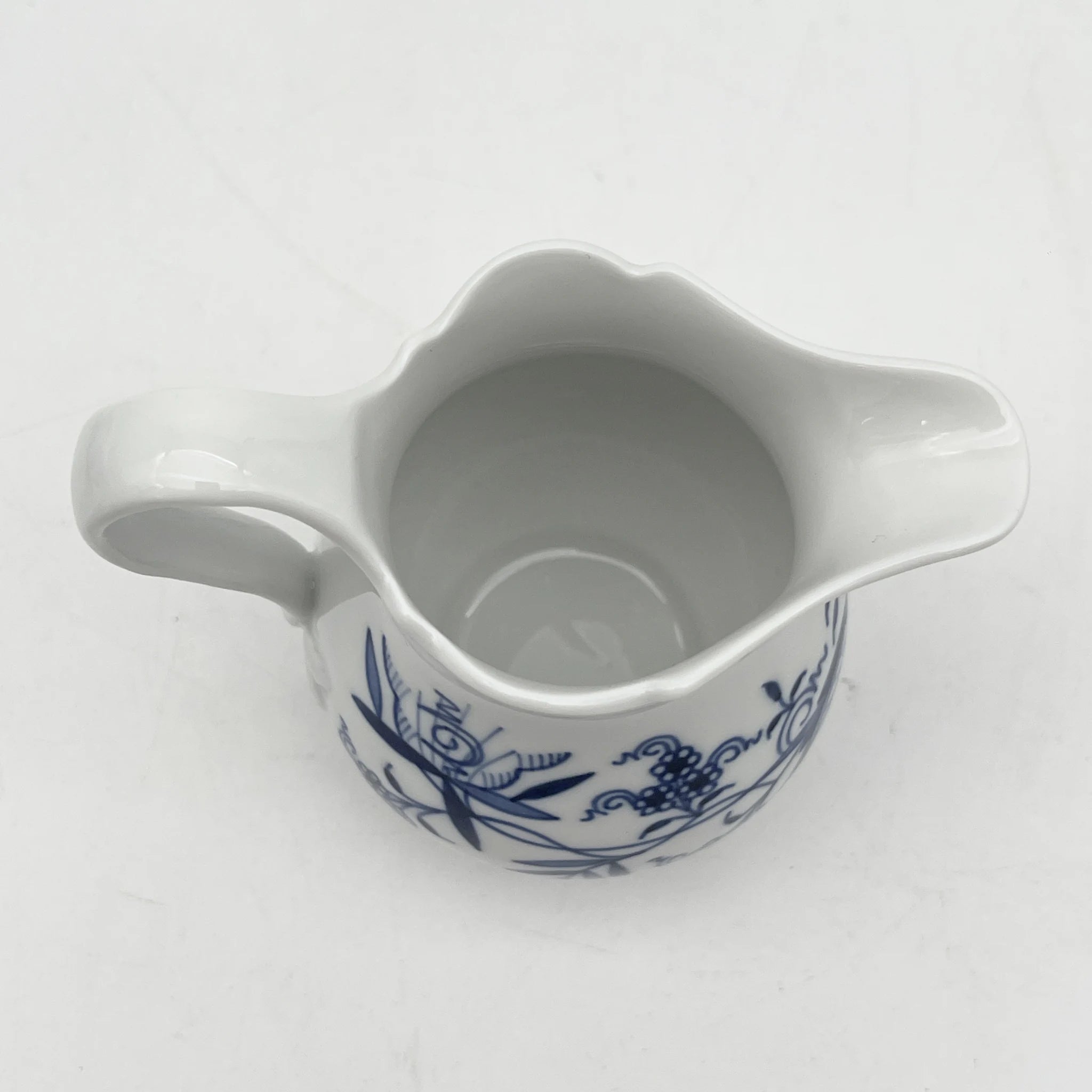 【再利用】茶具(茶壶,奶油,糖罐)/ Meissen / Blue Onion /估计20c晚期/瓷器/德国