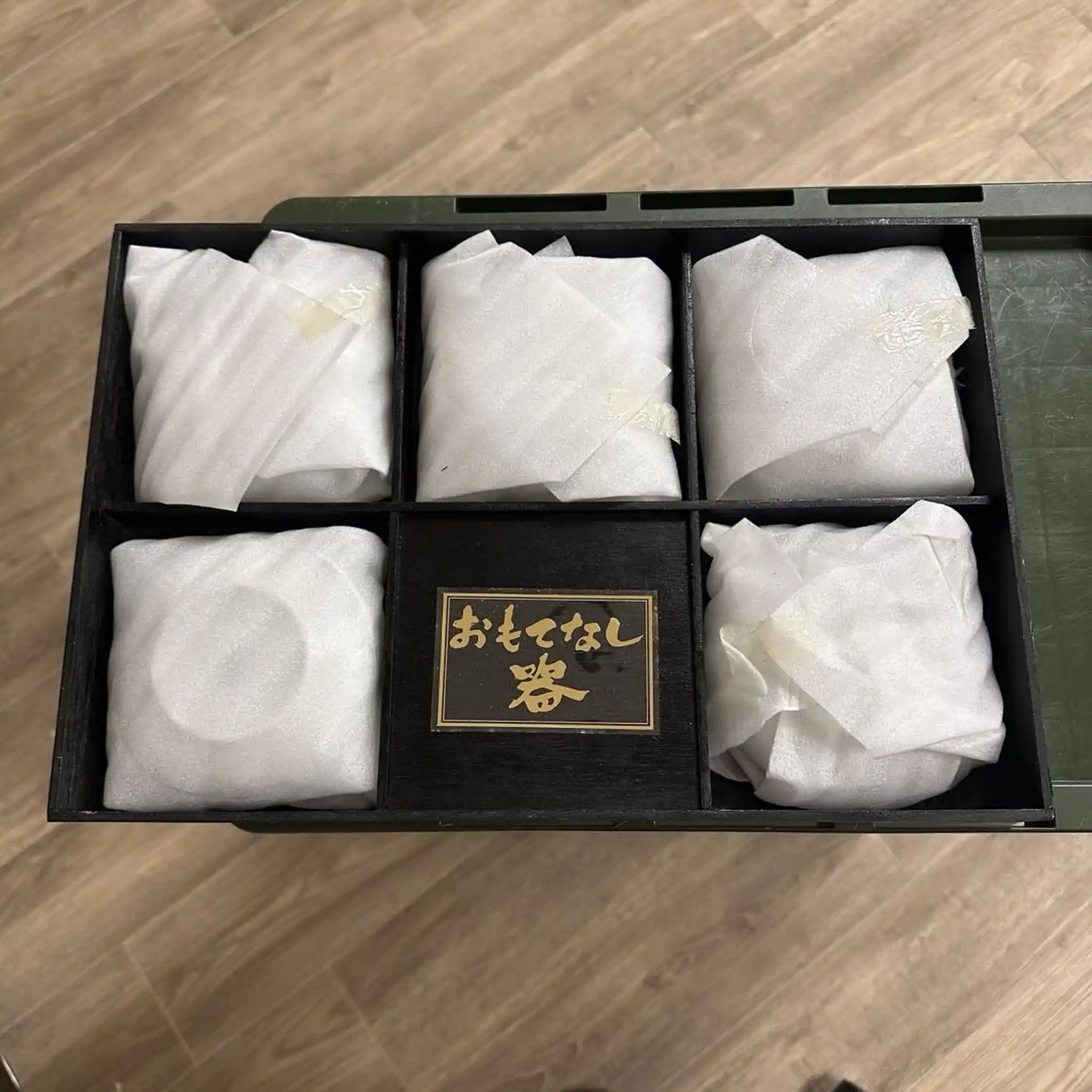 【リユース】 小皿 10P / 藍 / 日本 / 箱付き