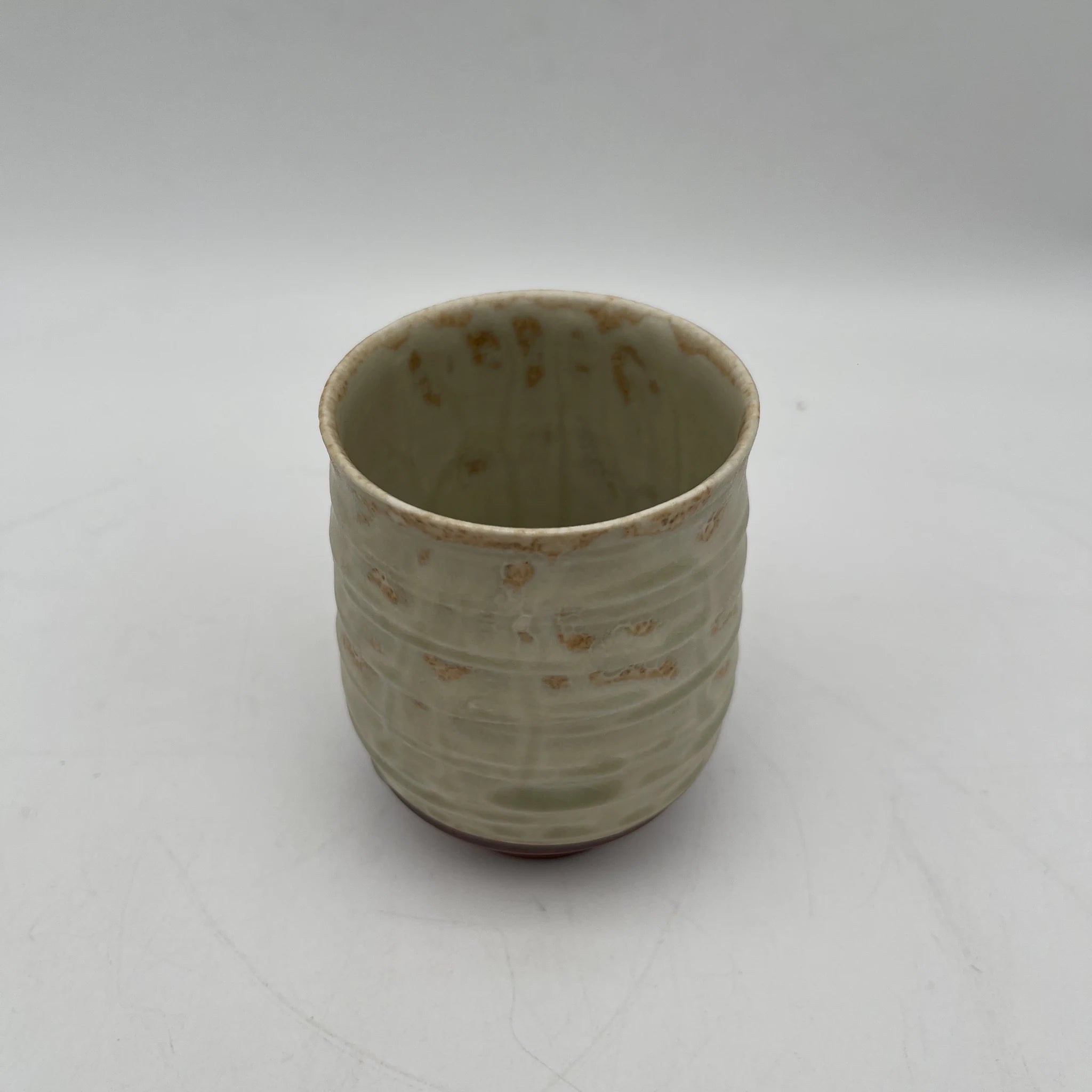 【再利用】茶碗/陶器/日本/珍珠釉,带箱