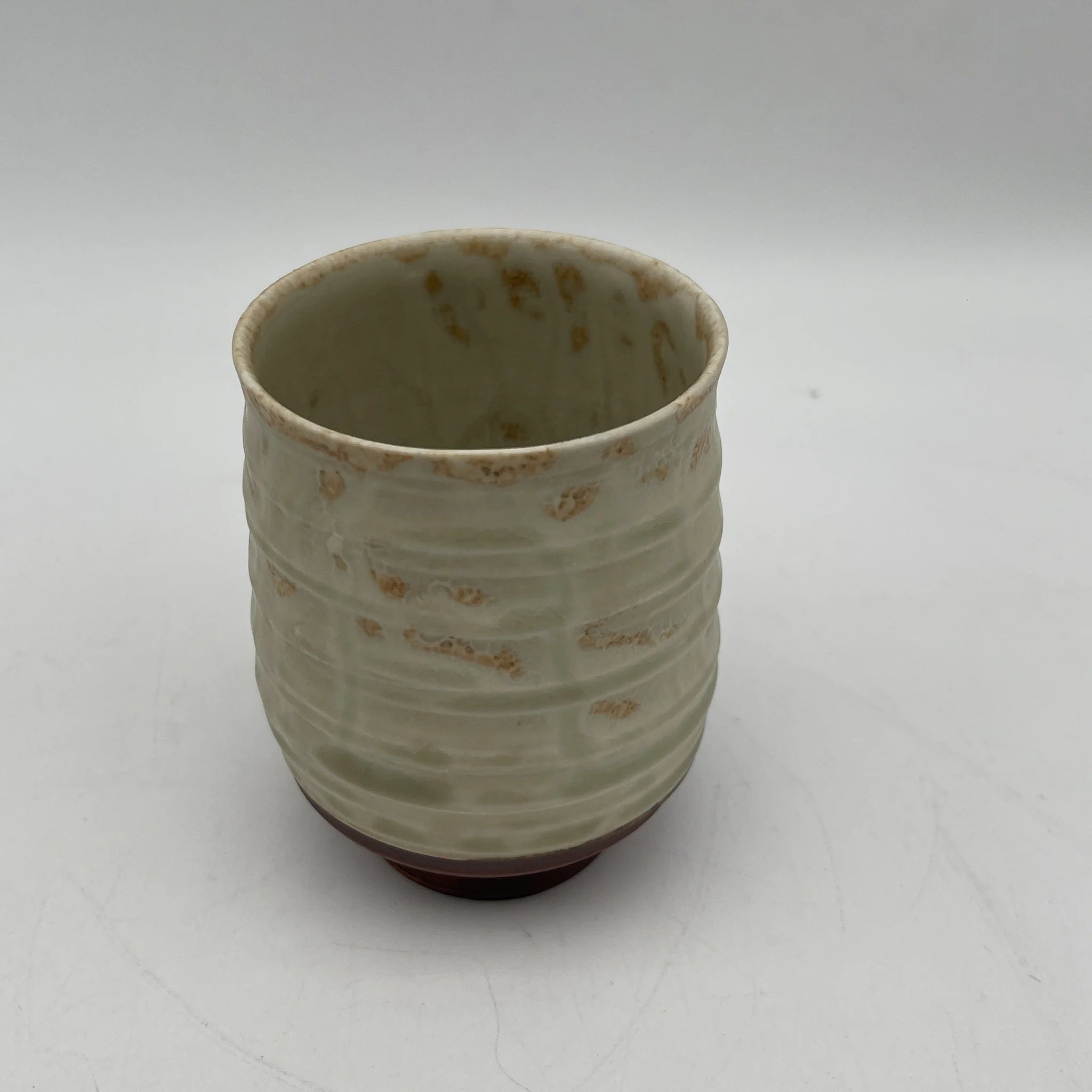 【再利用】茶碗/陶器/日本/珍珠釉,带箱