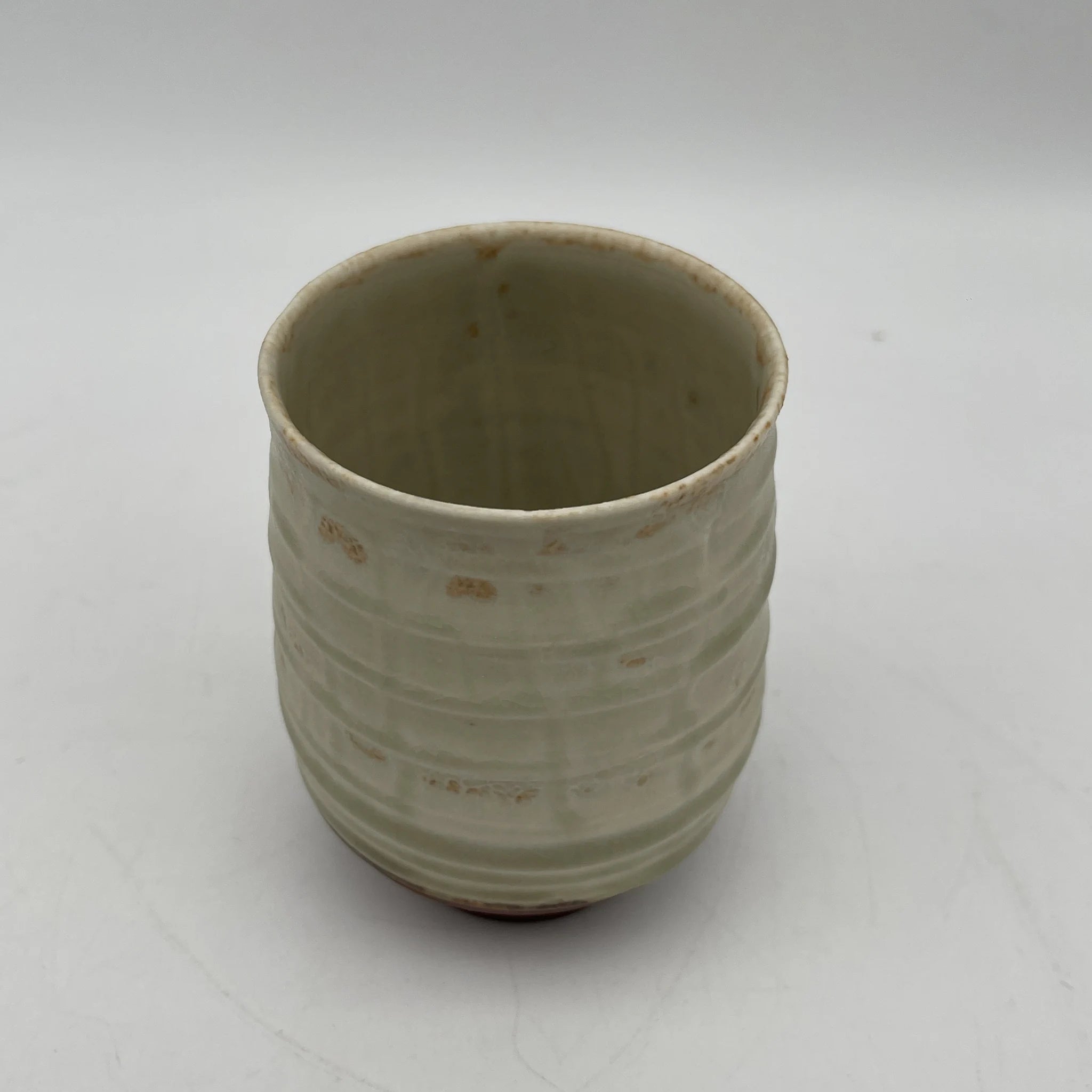 【再利用】茶碗/陶器/日本/珍珠釉,带箱