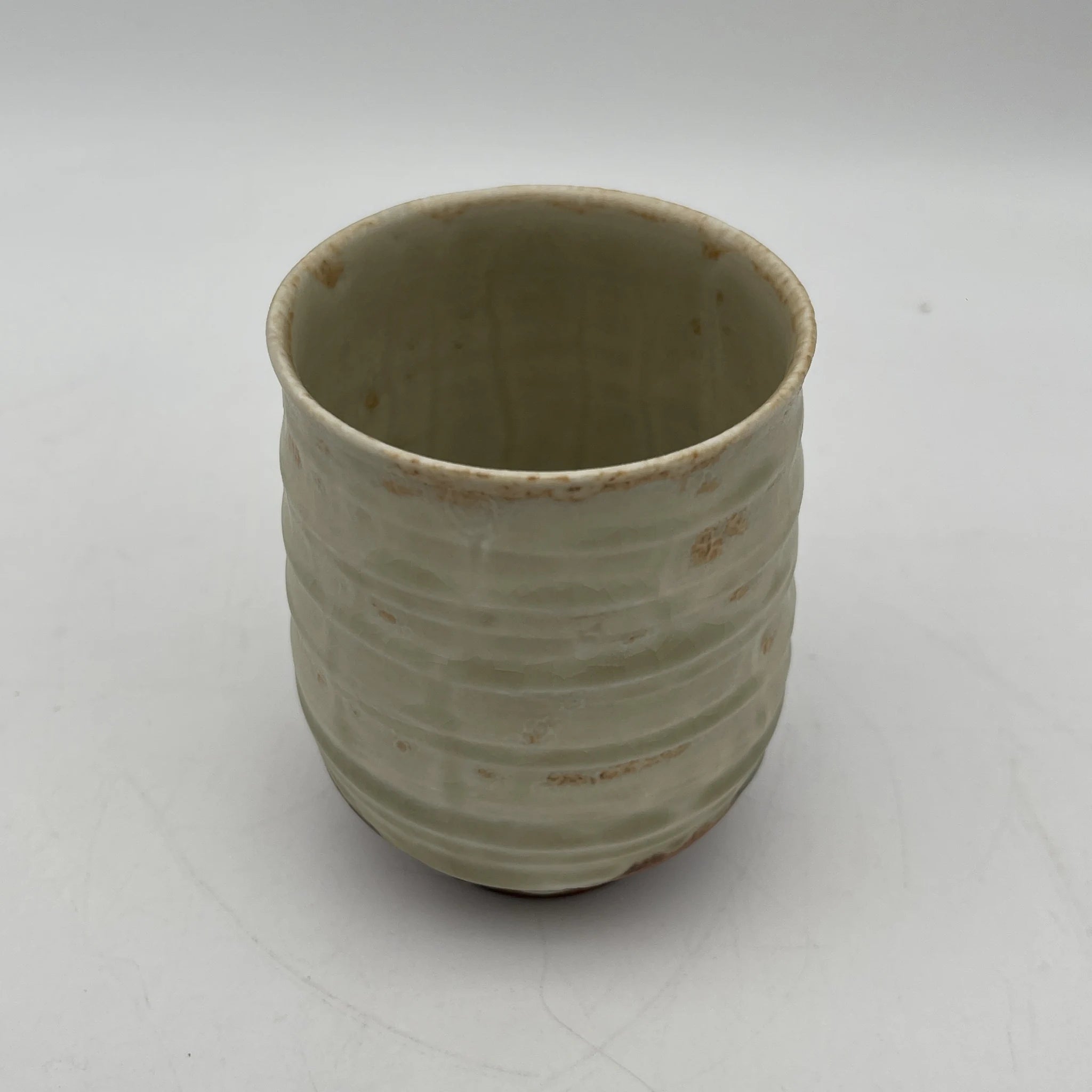 【再利用】茶碗/陶器/日本/珍珠釉,带箱