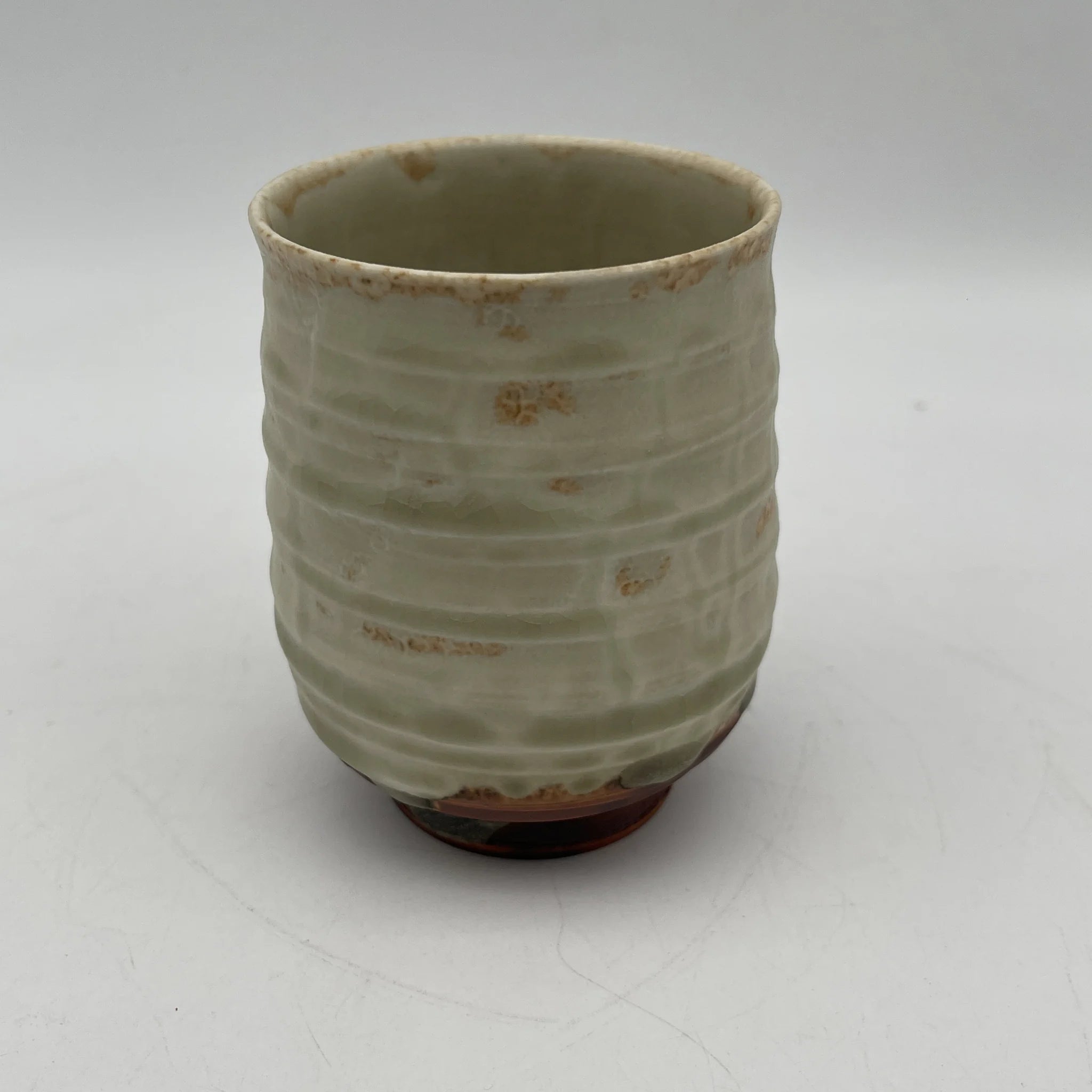 【再利用】茶碗/陶器/日本/珍珠釉,带箱