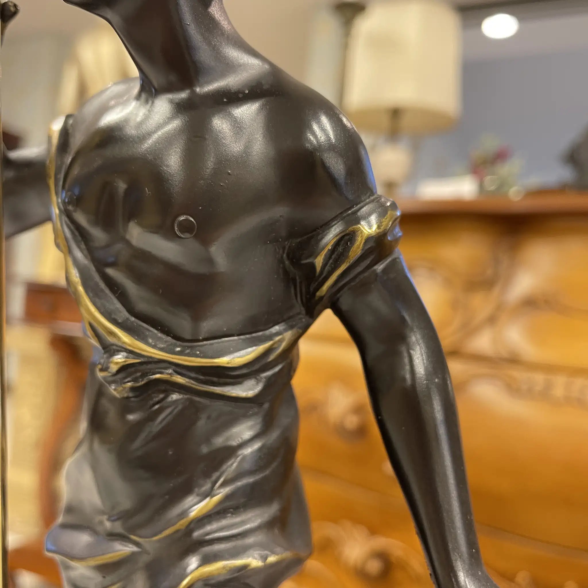 【アンティーク】 ブロンズ像 / soher / ダビデ / 20世紀後期(推定) / ブロンズ大理石 / スペイン