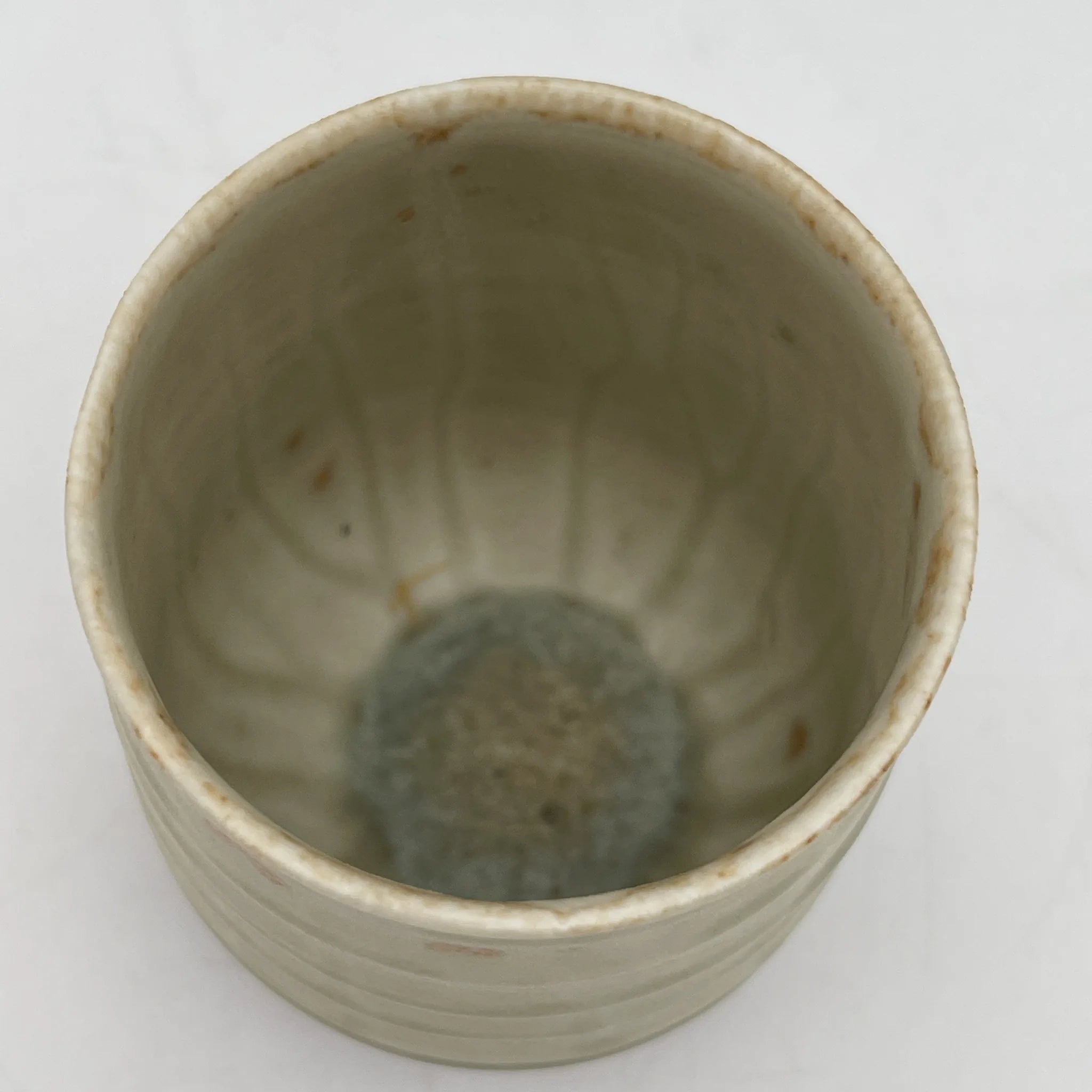 【再利用】茶碗/陶器/日本/珍珠釉,带箱