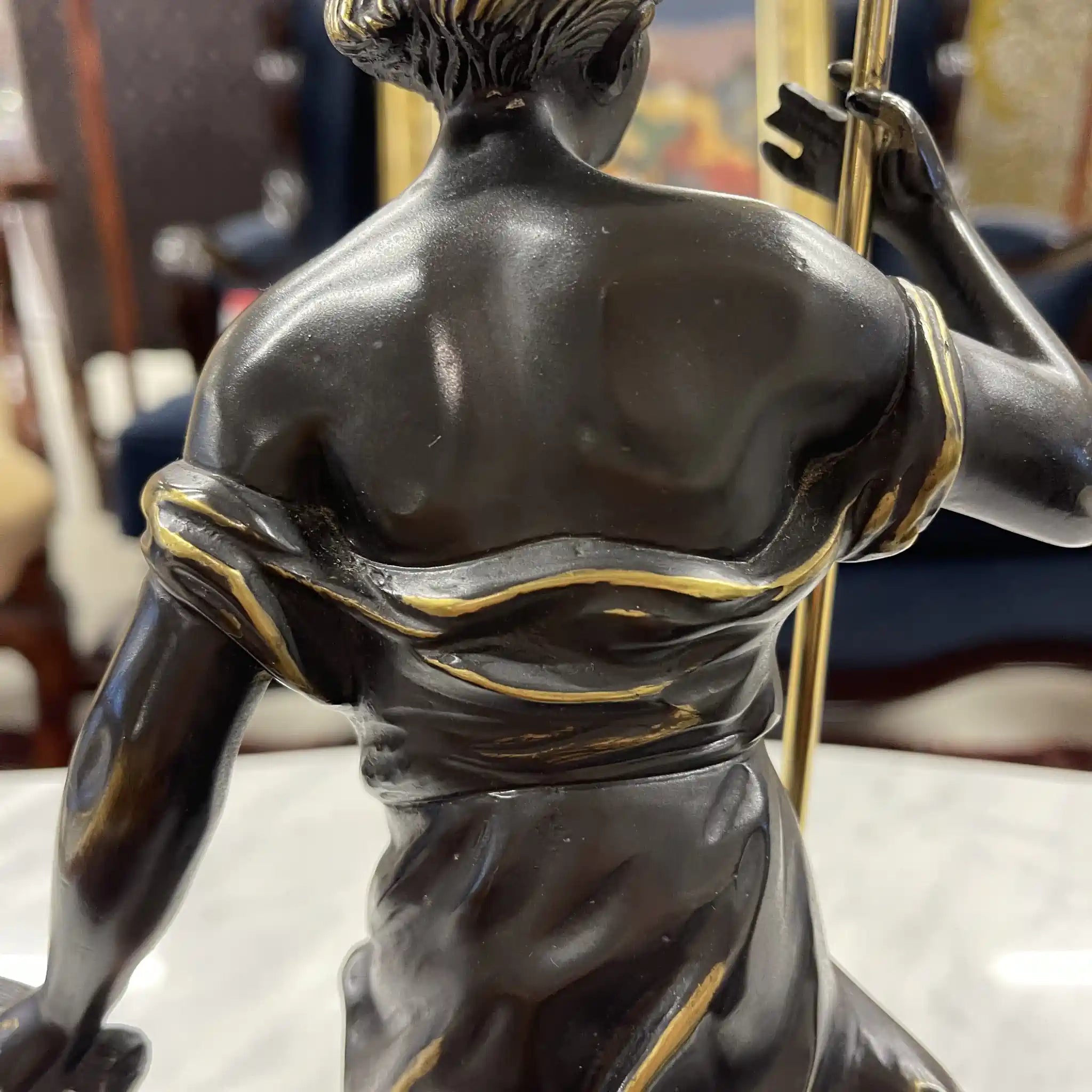 【アンティーク】 ブロンズ像 / soher / ダビデ / 20世紀後期(推定) / ブロンズ大理石 / スペイン