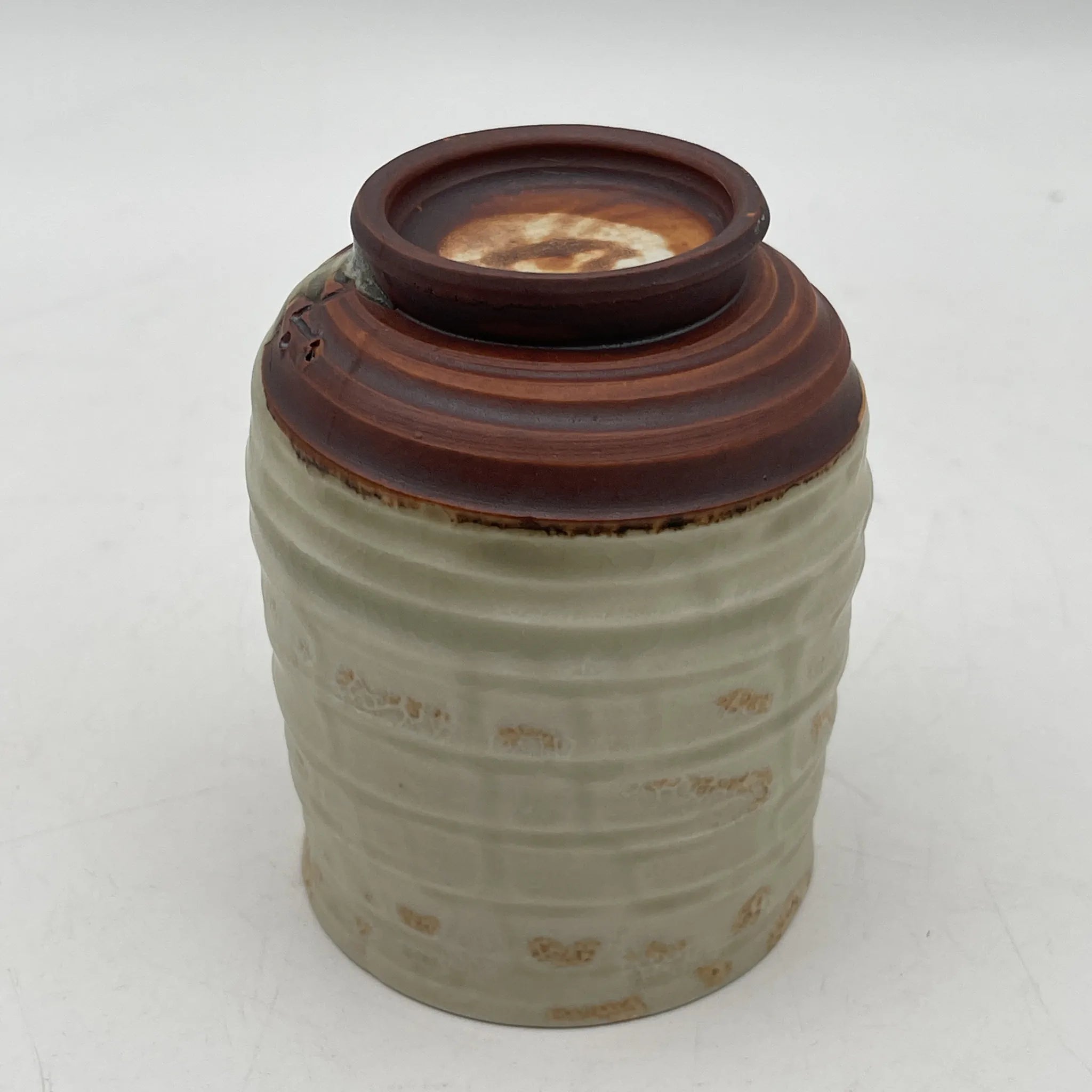 【再利用】茶碗/陶器/日本/珍珠釉,带箱