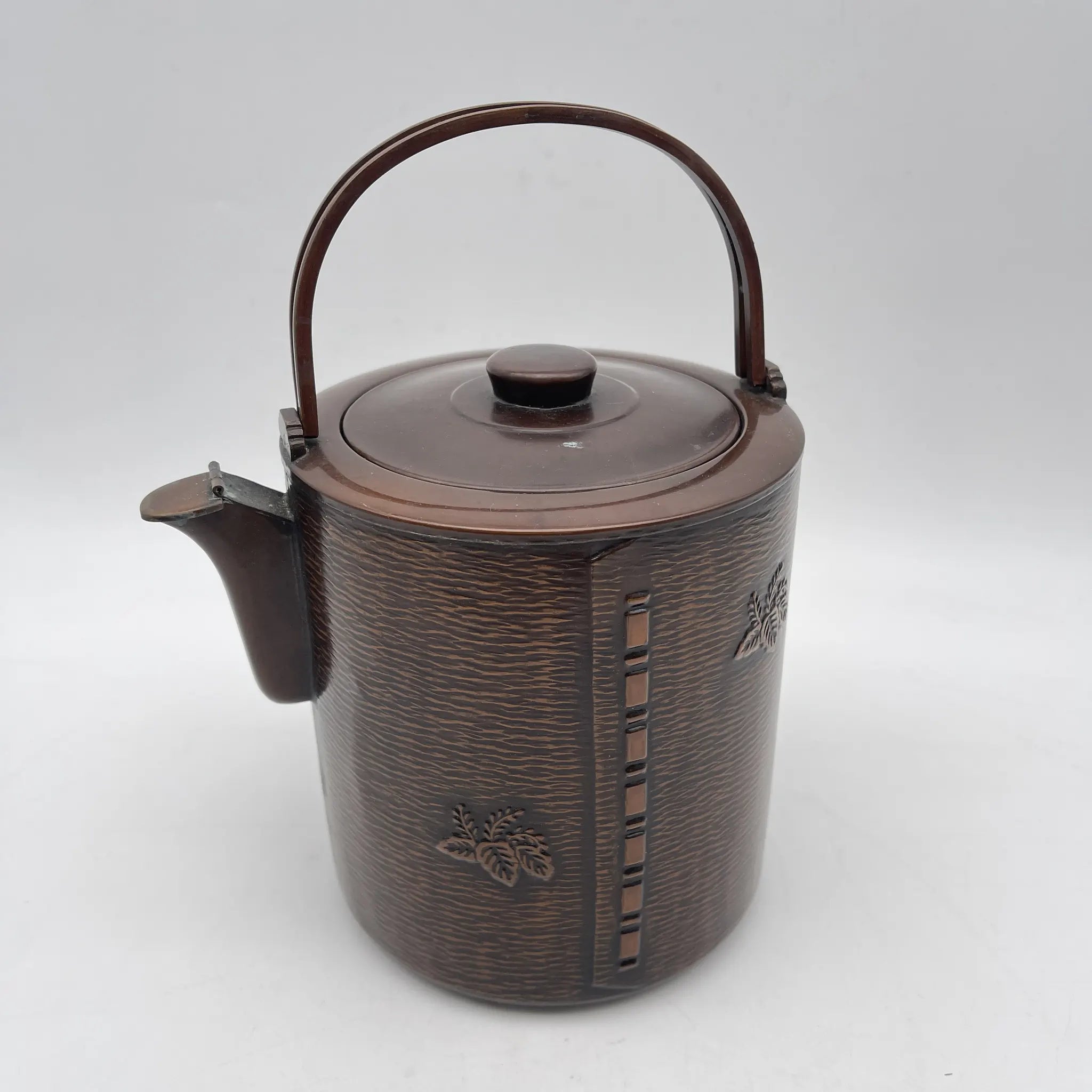 【复古】水次(水注)/金正堂/推定20c后期/铜/日本/桐文,锤目