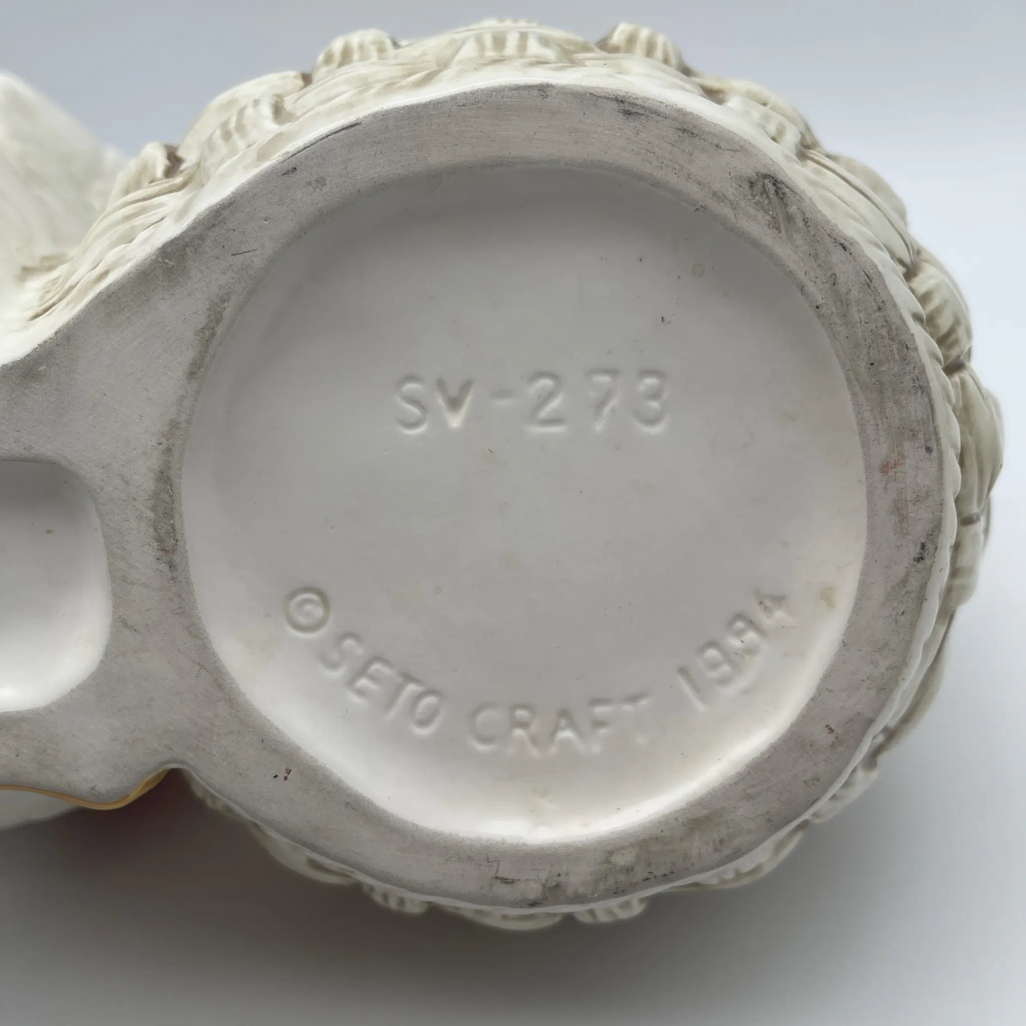 【リユース】 陶器製プランター / SETO CRAFT / 日本 / 型物,エンボス加工