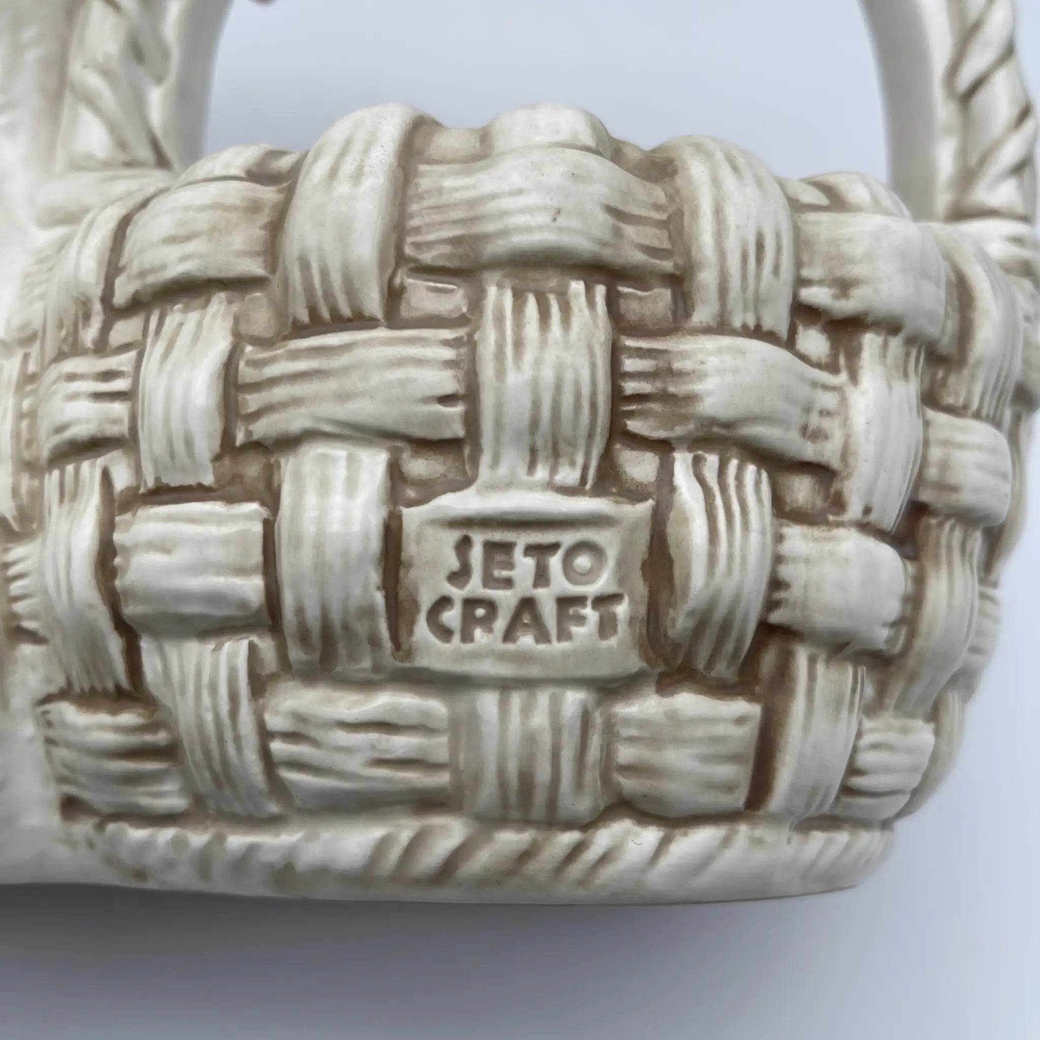 【リユース】 陶器製プランター / SETO CRAFT / 日本 / 型物,エンボス加工