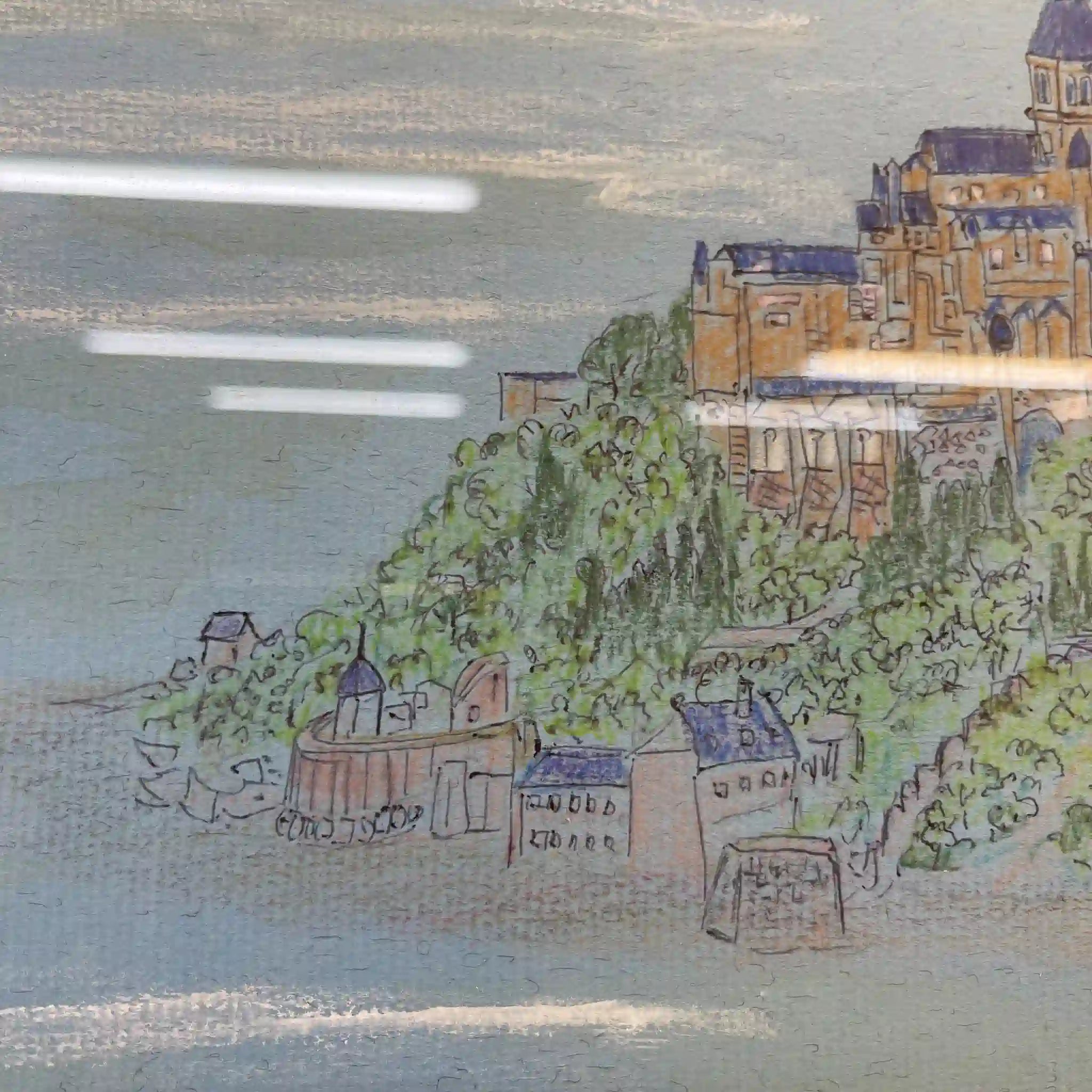 【アート/装飾品】 絵画 / 『モンサンミシェル』