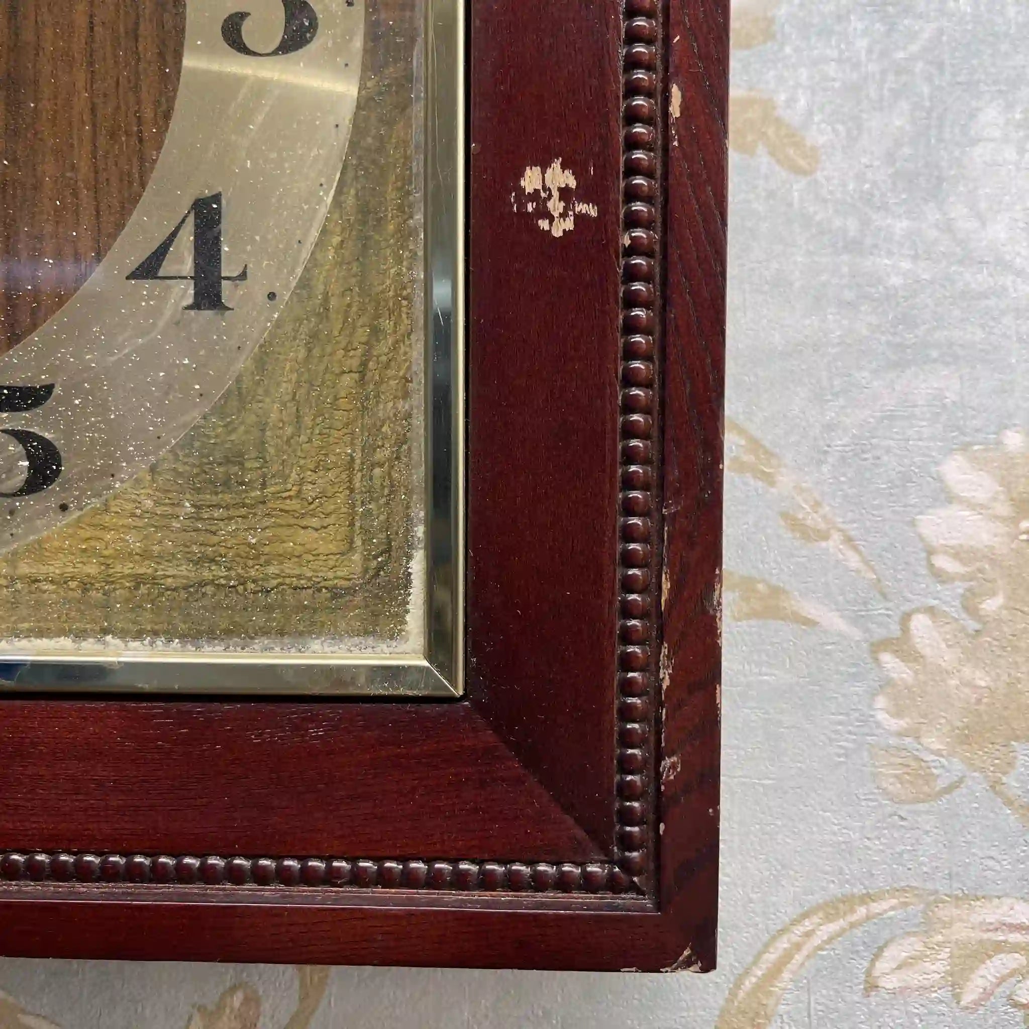 【リユース】 木製フレーム掛時計 / SEIKO / 日本