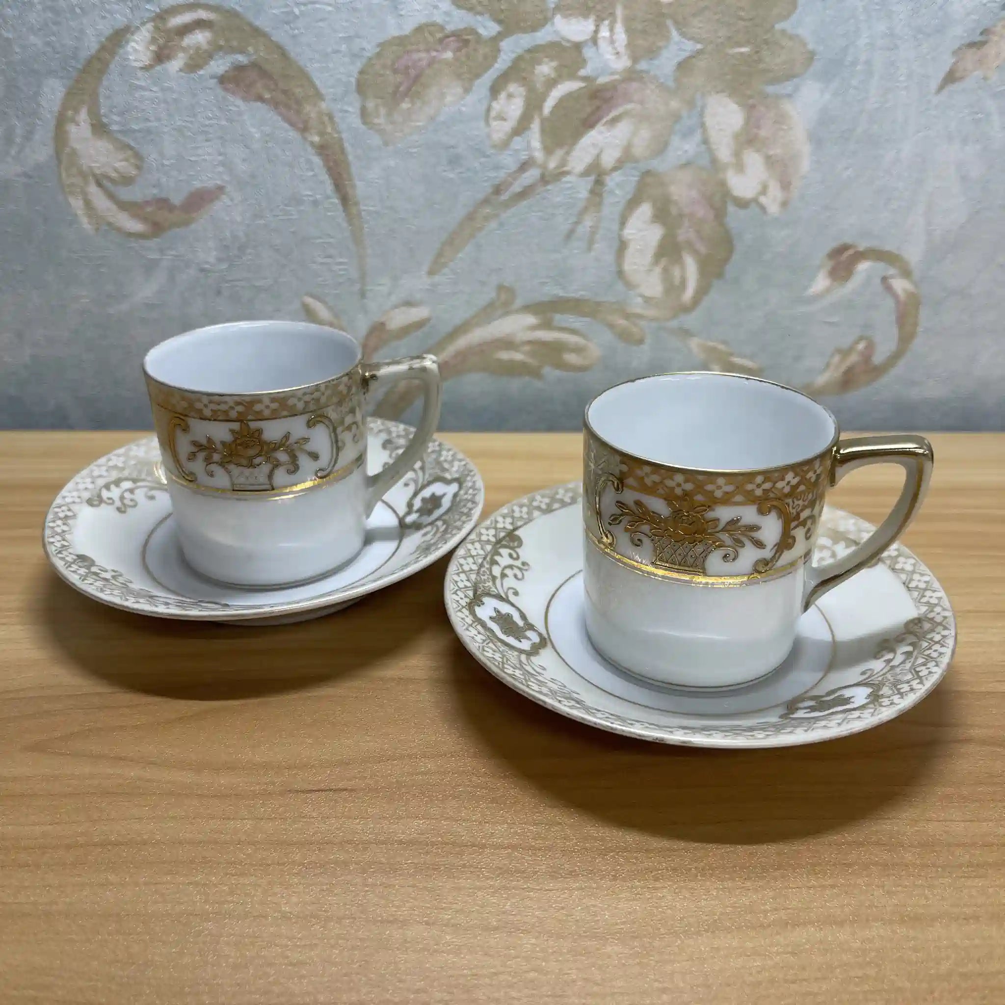 【复古】黛咪塔杯&茶托2p