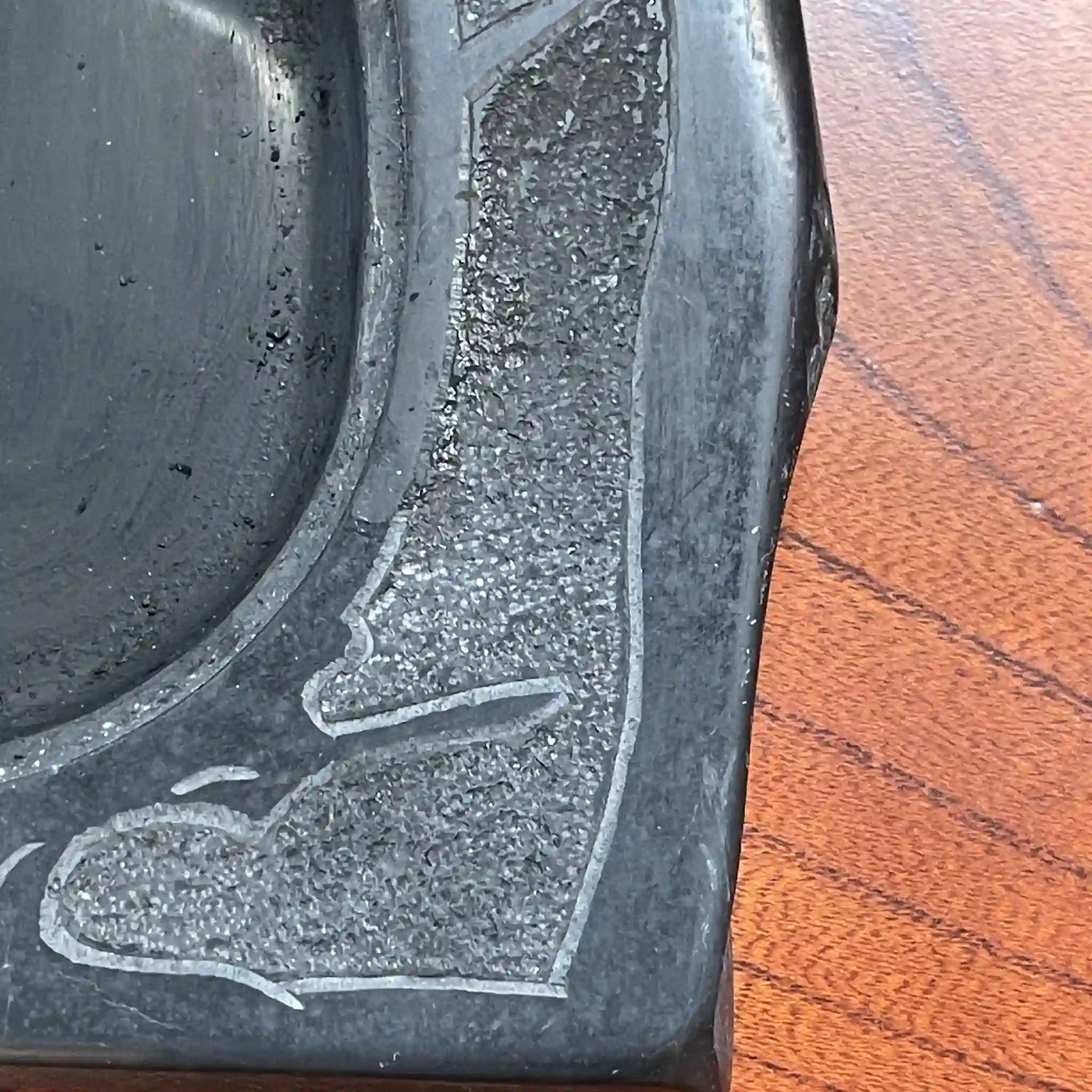 【骨董品】 那智黒硯 / 和歌山県熊野地方 特産品 / 天然石 / 日本 / 那智黒石